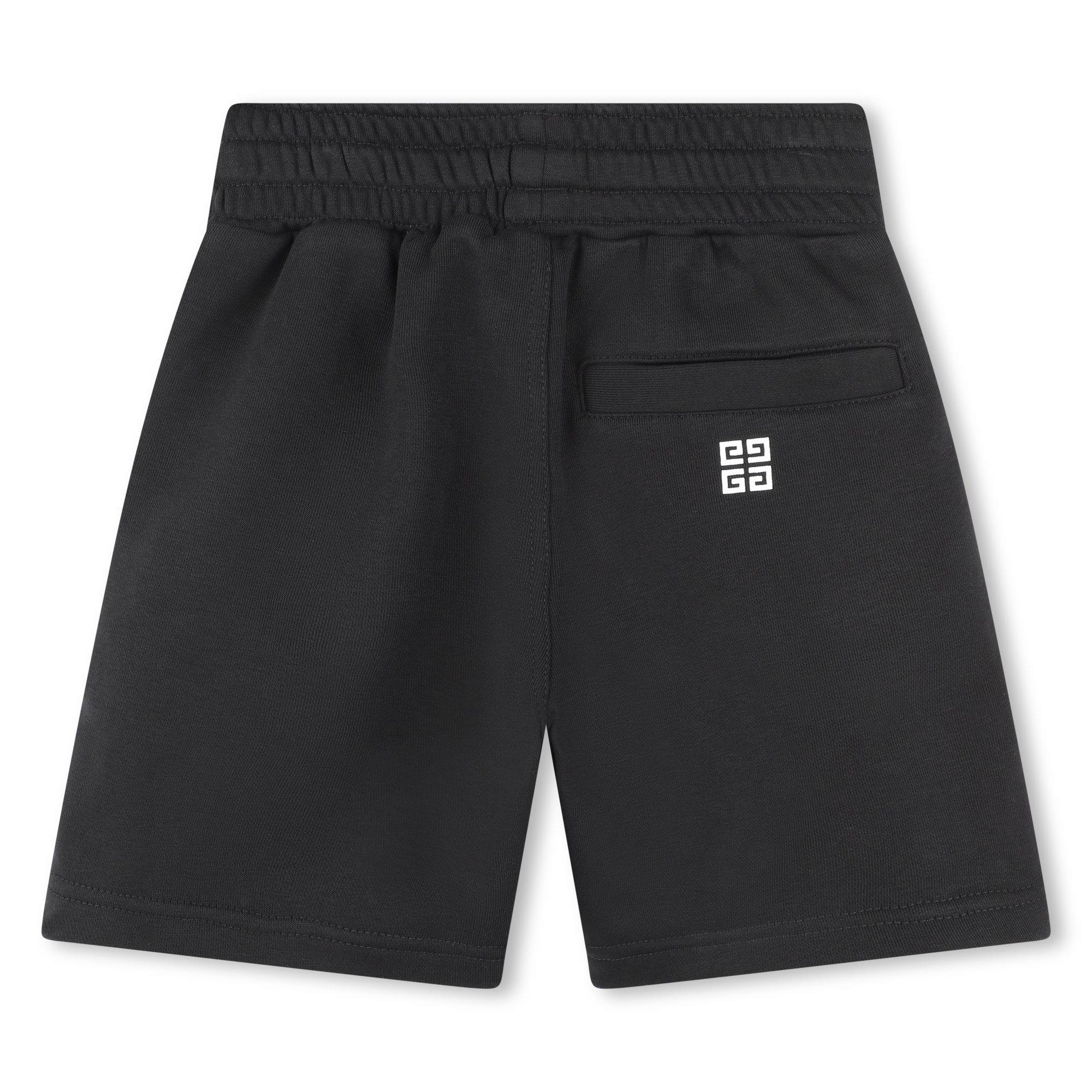 Black 09B - GIVENCHY - Logo Shorts Juniors - 2