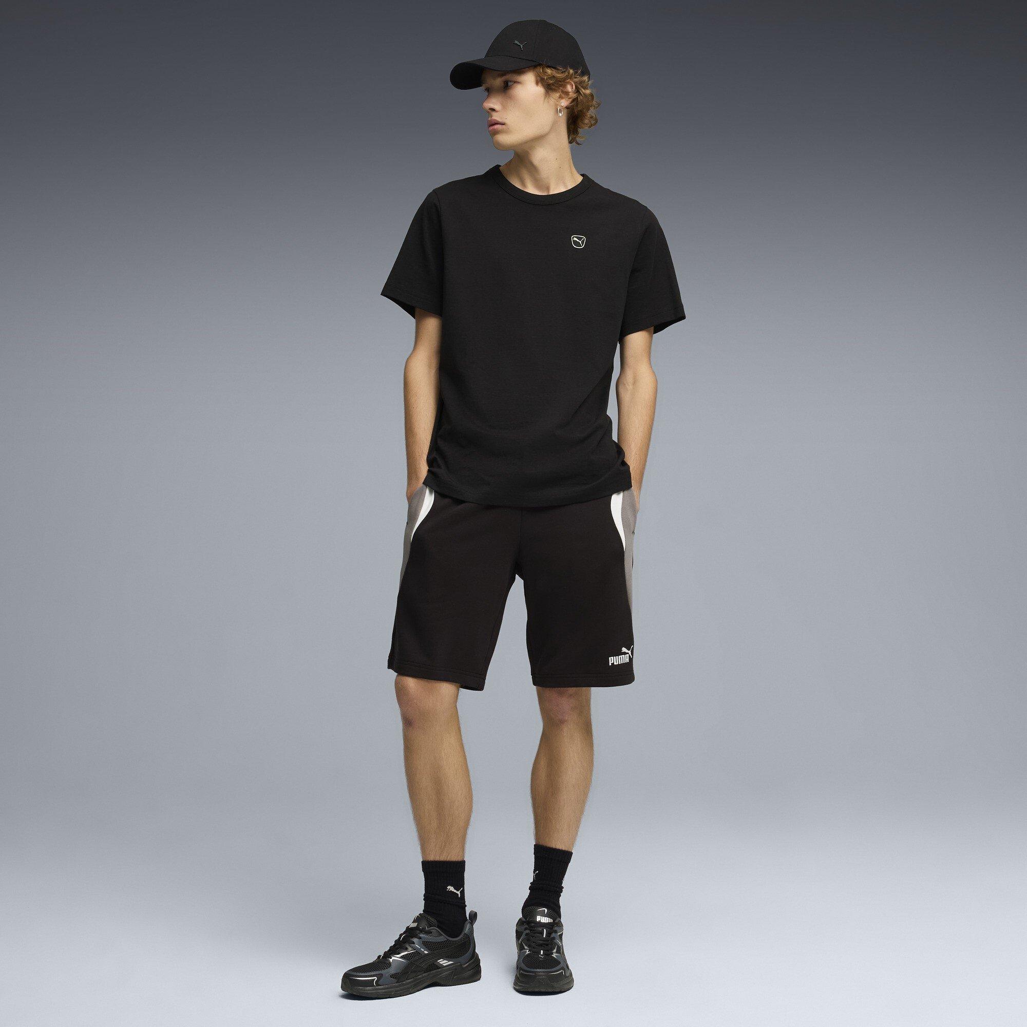 Puma Black - Puma - Men's Jersey Jogger Shorts - 5