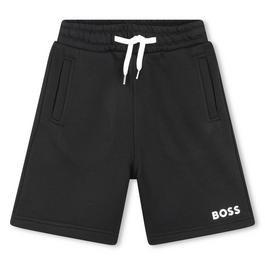 Boss Kids Logo Jersey Fabric Shorts