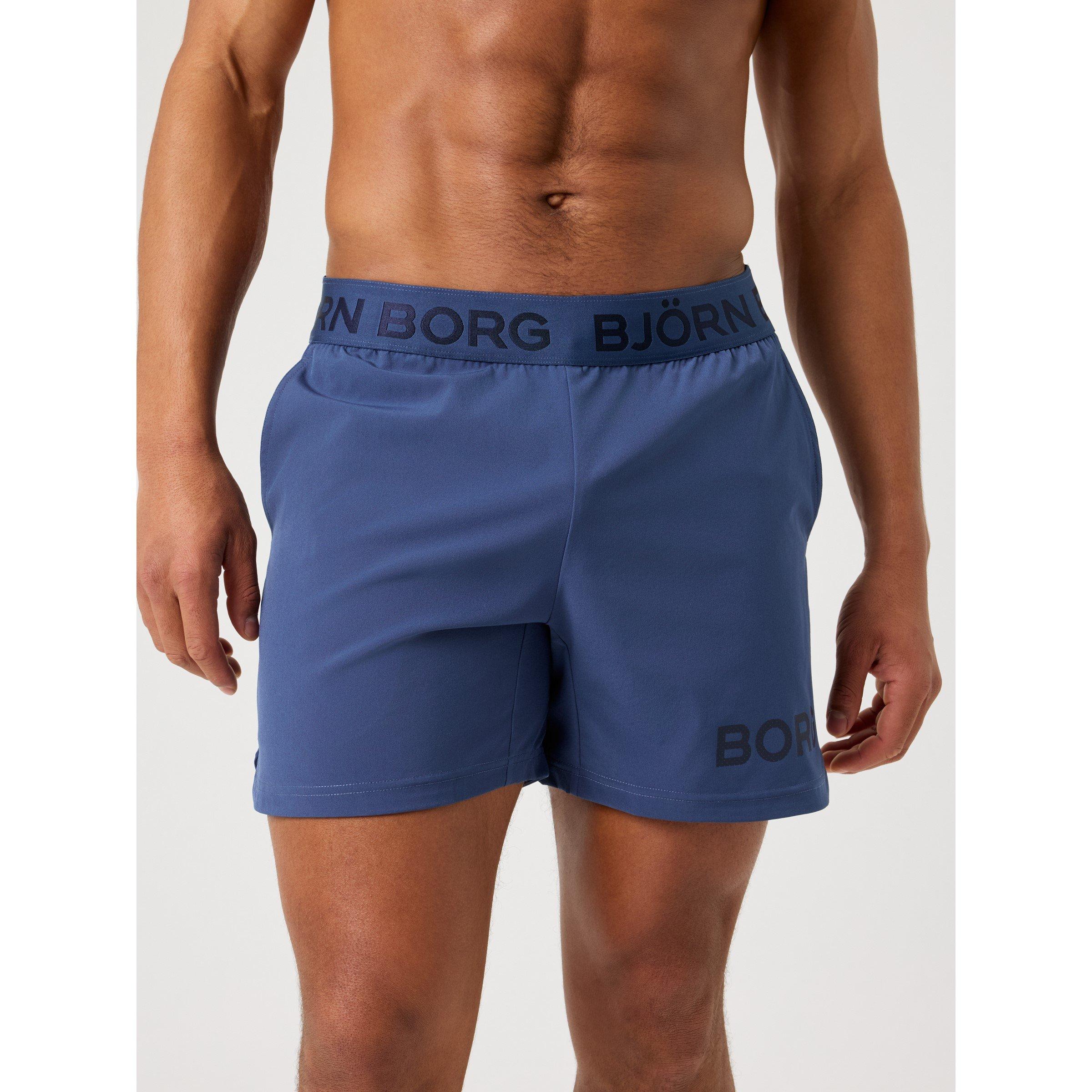 Bjorn Borg Men's Bjorn Logo 6In Short Sn61 - Blue - Small
