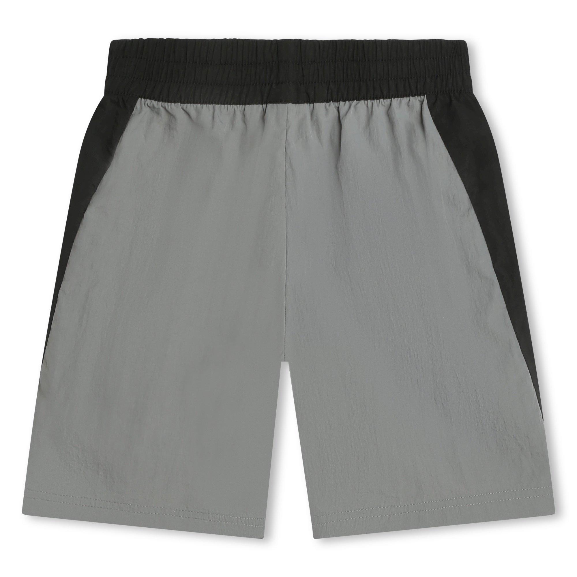 Med Grey 036 - Boss - Kids Logo Design Shorts - 2