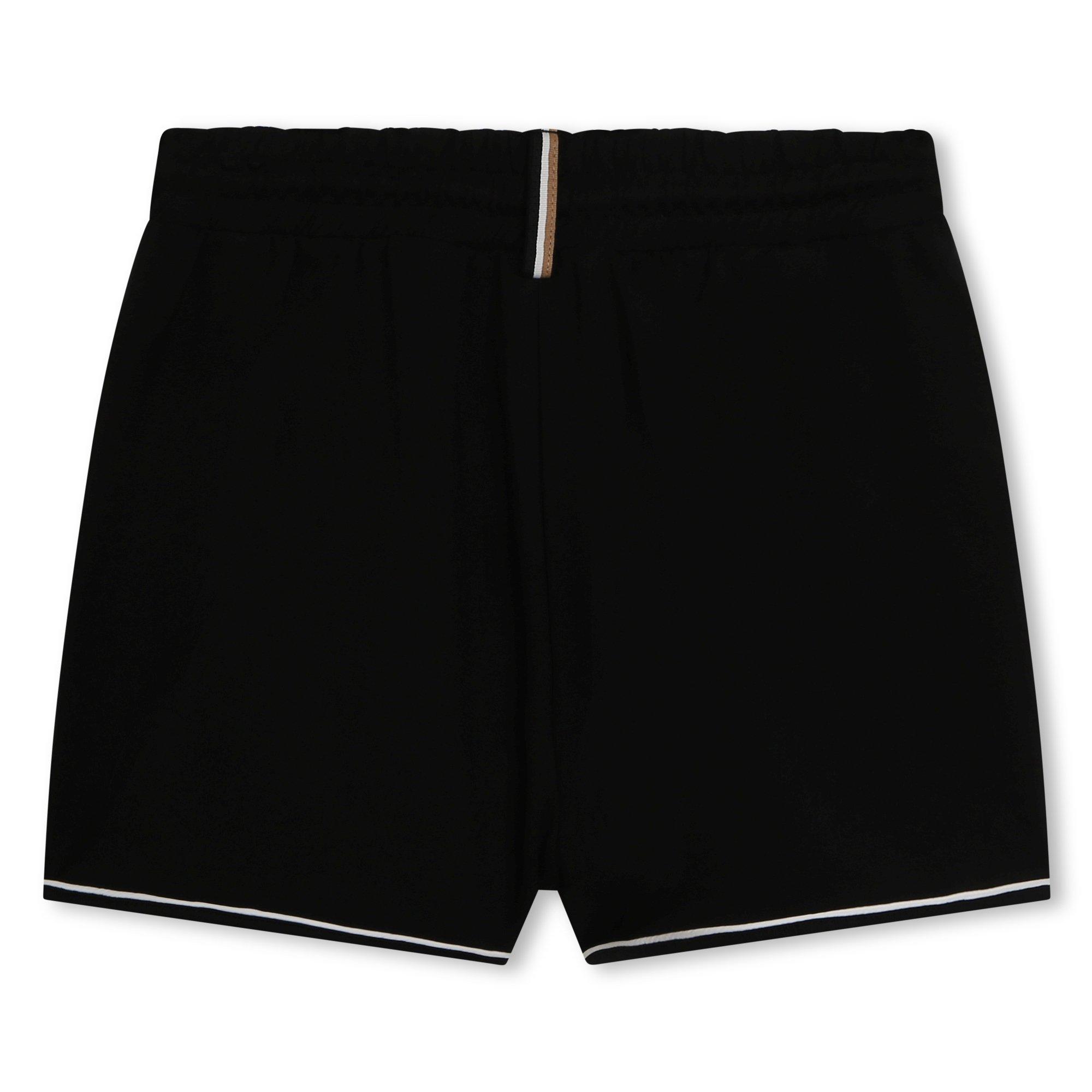 Zwart 09B - Boss - Kids Logo Design Shorts - 2