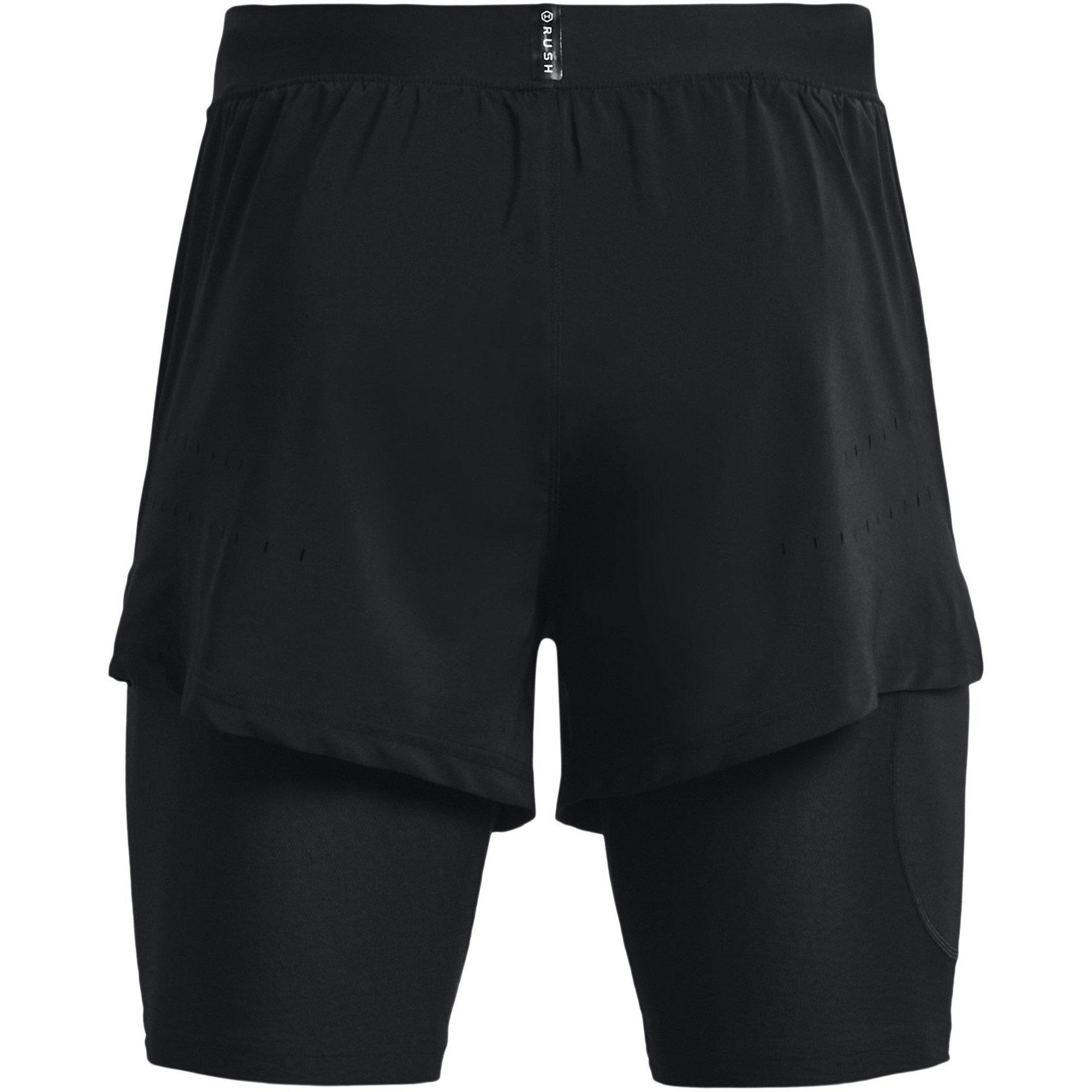 Black - Under Armour - Men's Rush Smartform Performance Gym Shorts - 2