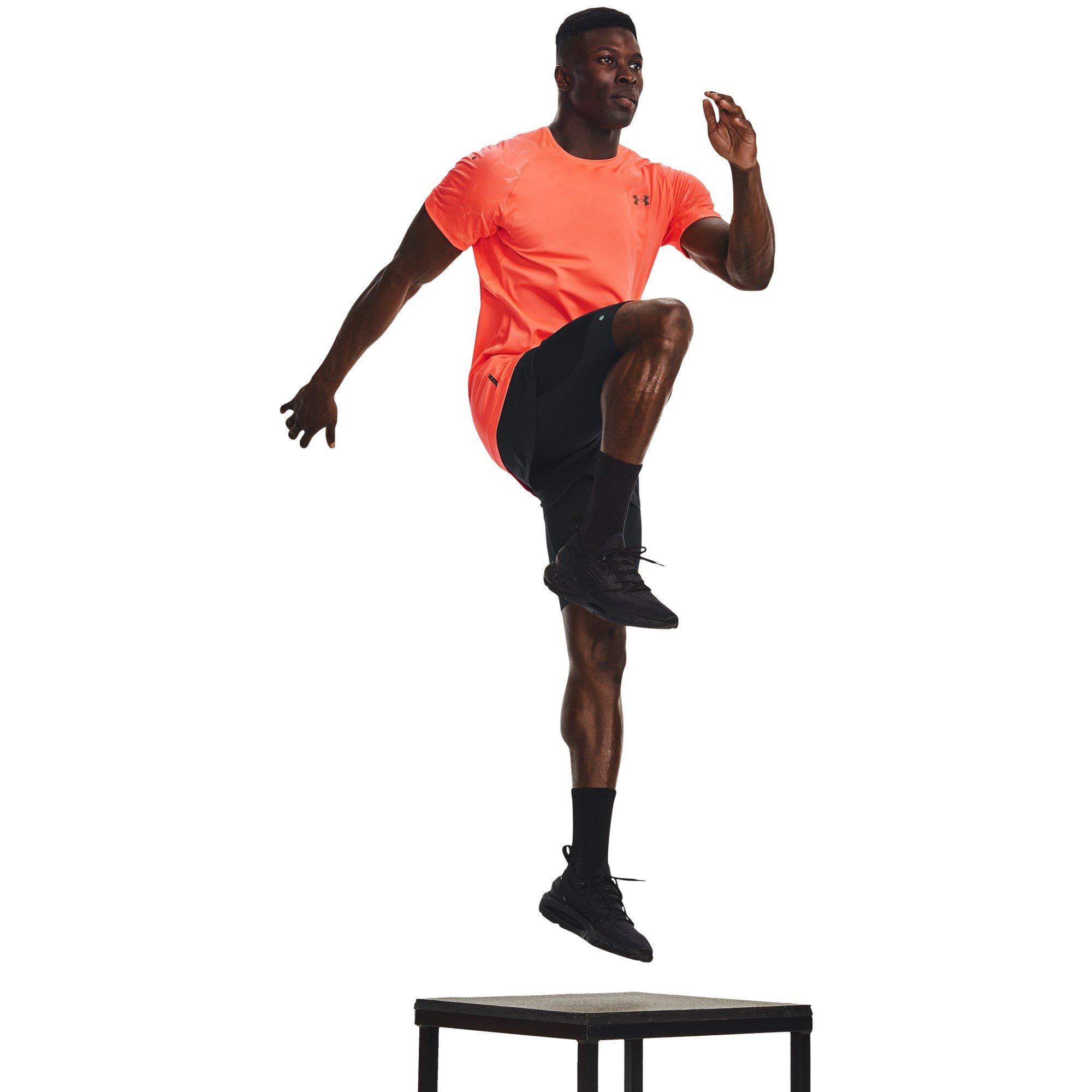 Black - Under Armour - Men's Rush Smartform Performance Gym Shorts - 5