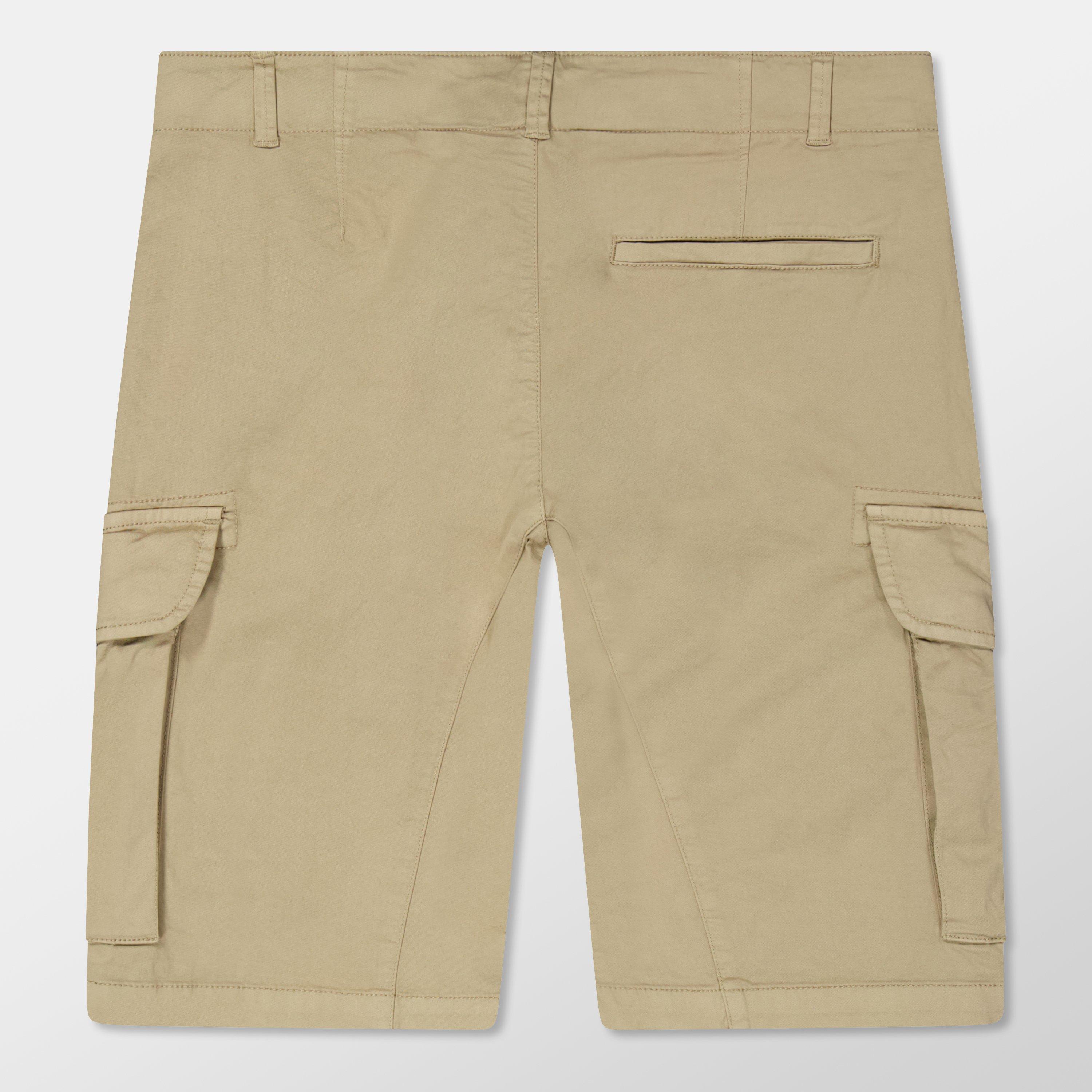 Beige 20262 - CP Company - Kids' Multiple Cargo Pockets Cargo Shorts - 2
