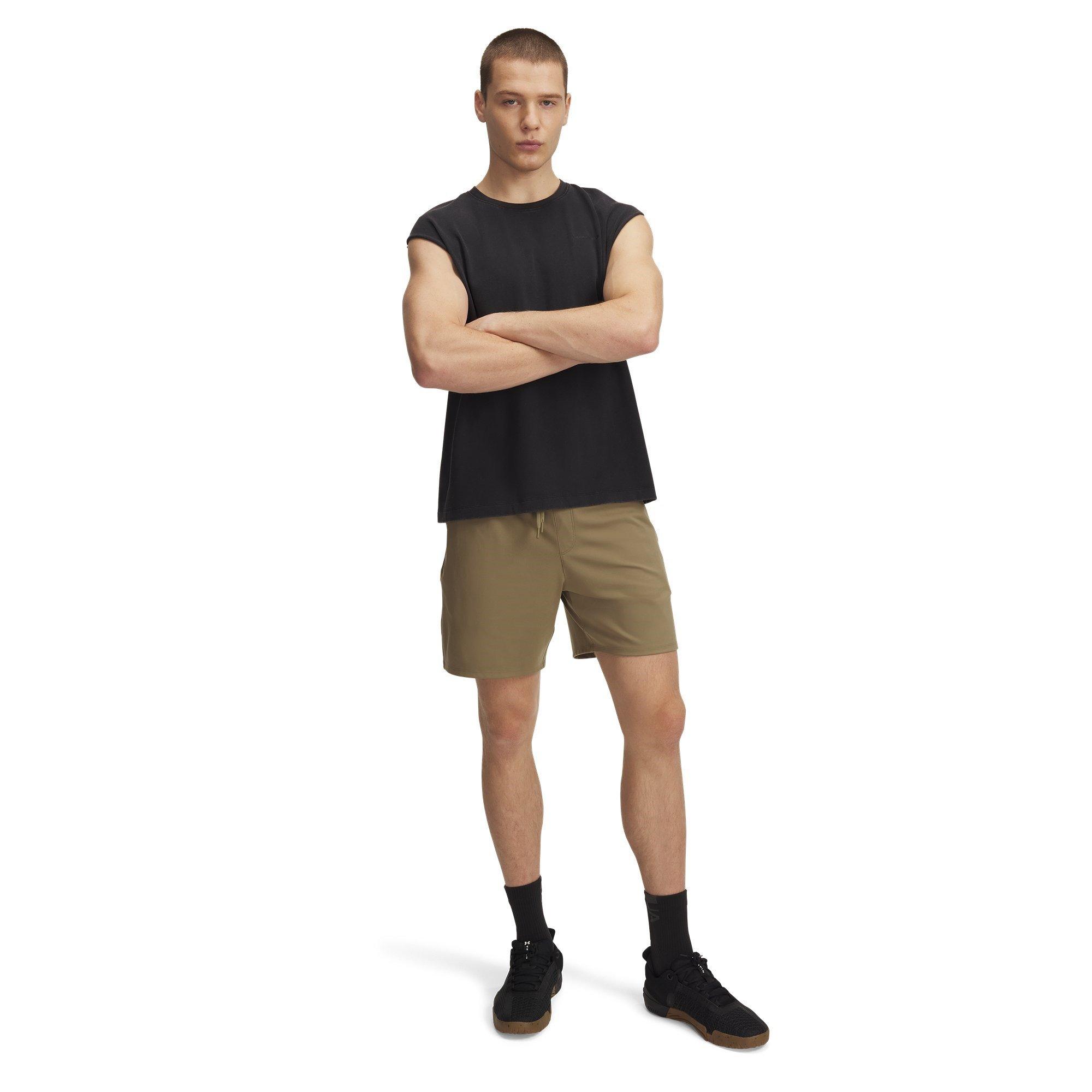 Brown - Under Armour - Performance Gym Shorts - 4