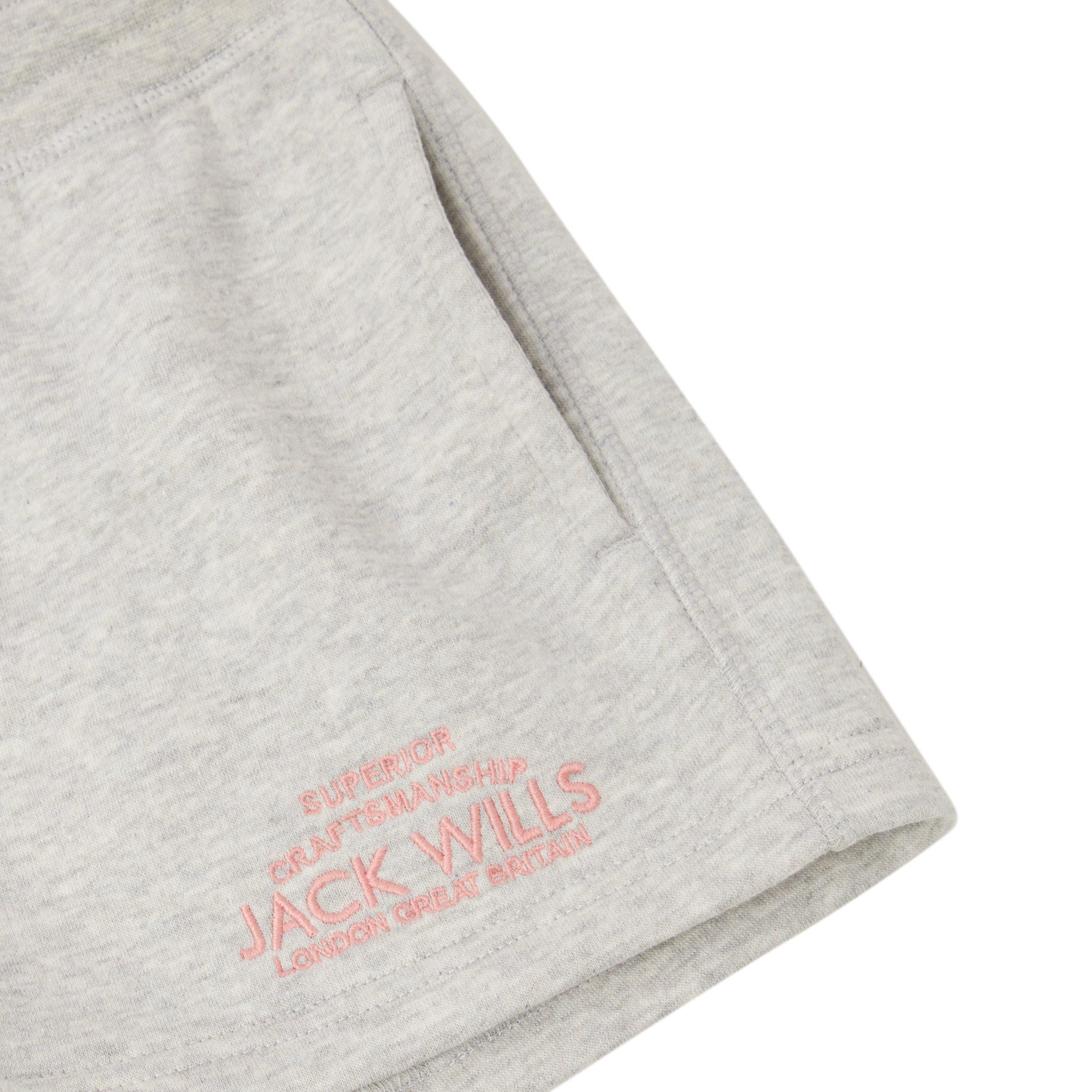 Grey Marl - Jack Wills - Bea Fleece Girls Short - 3