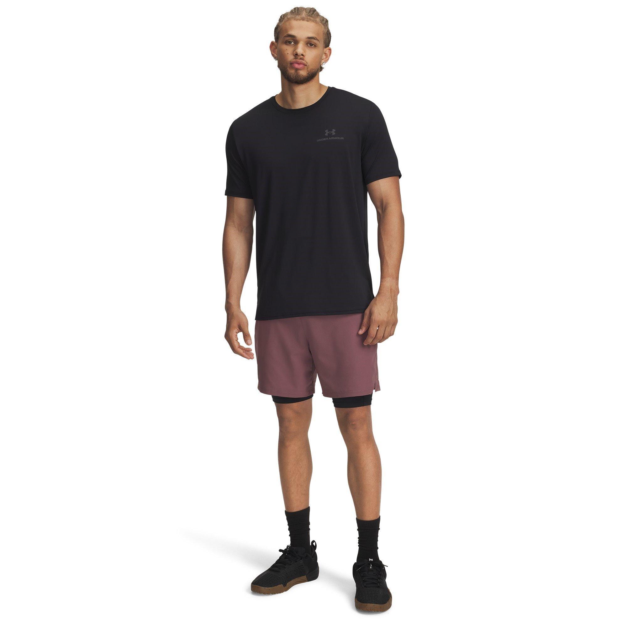 Maroon Mist - Under Armour - Vanish 2-in-1 Shorts Mens - 4