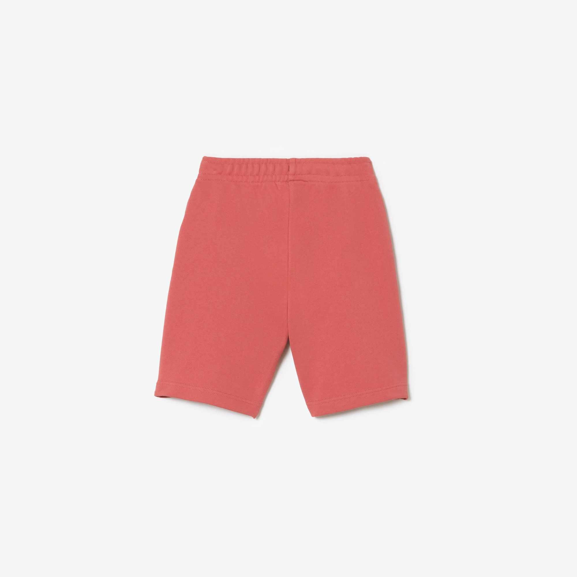 Red ZV9 - Lacoste - Kids' Logo Fleece Jogger Shorts - 6