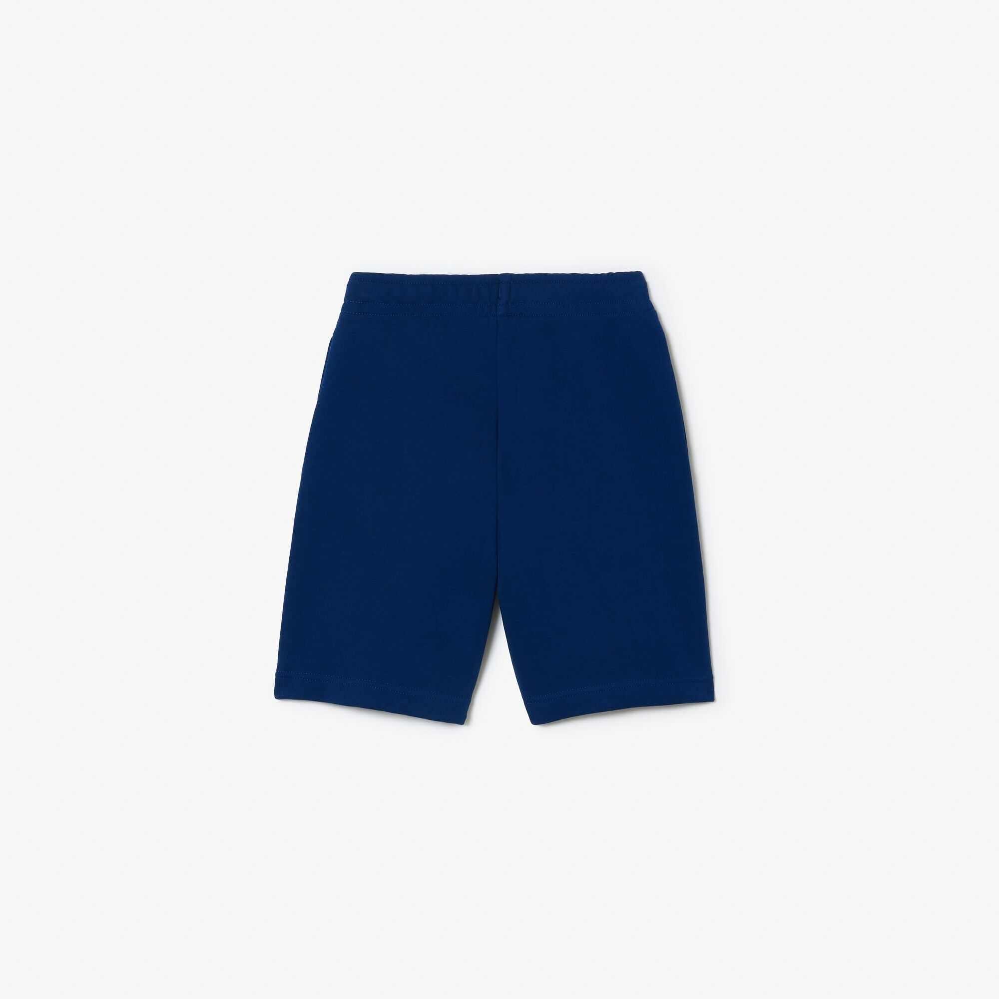 Navy HBM - Lacoste - Kids' Fleece Jogger Shorts - 2