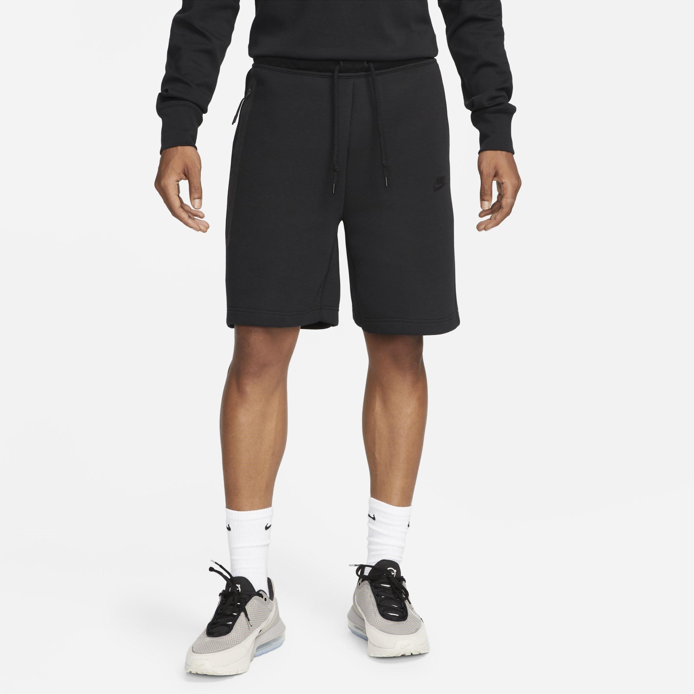 Black/Black - Nike - Sportswear Tech Fleece Men's Shorts - 3