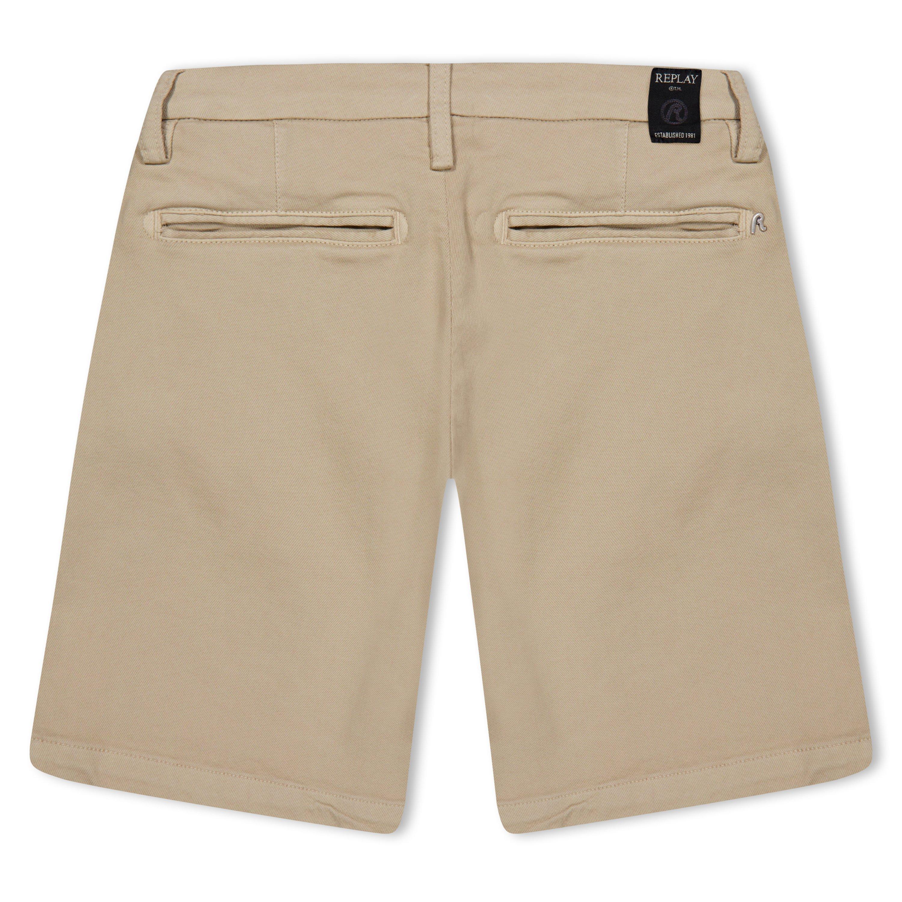 Beige 440 - Replay - Kids' Edlin Chino Shorts - 2