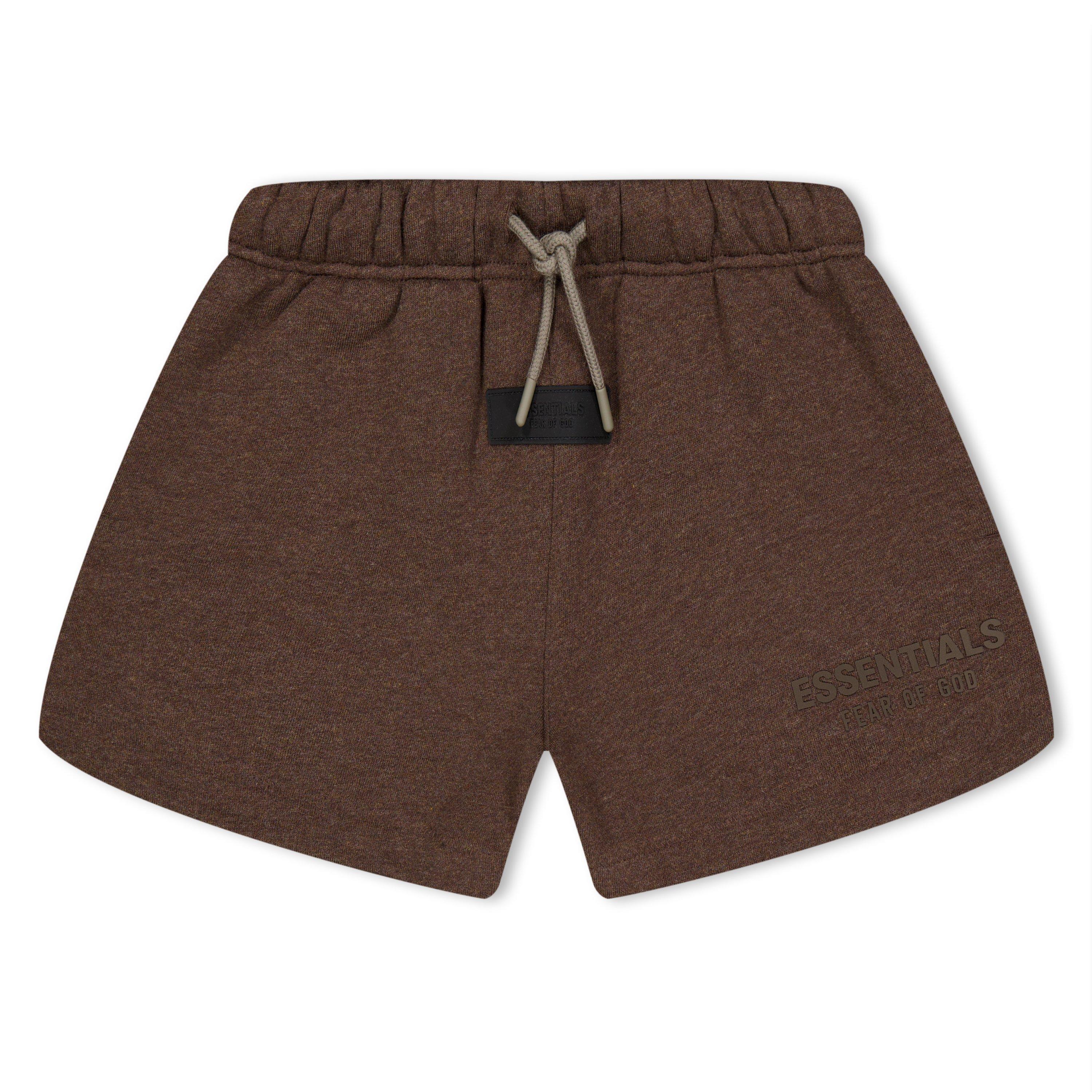 Heather Wood - Fear Of God Essentials - Logo Sweat Shorts Juniors - 1