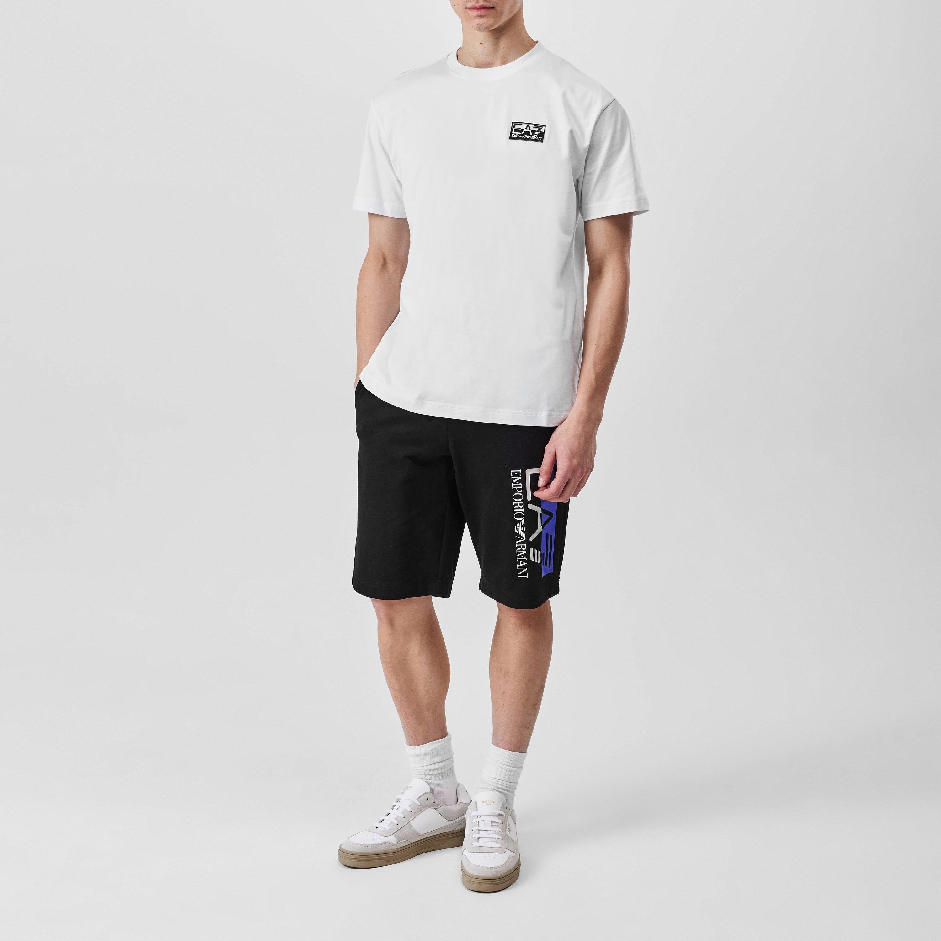 Black 1200 - EA7 - Logo Bermuda Shorts - 4