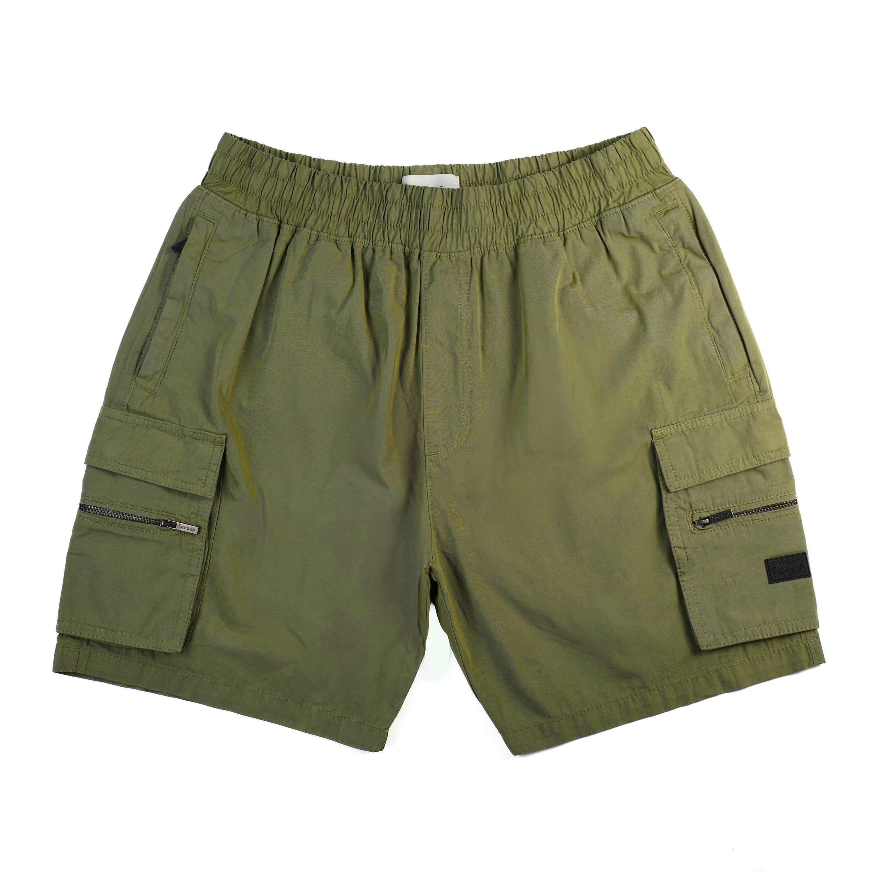 Khaki - Firetrap - Cargo Shorts Mens - 1