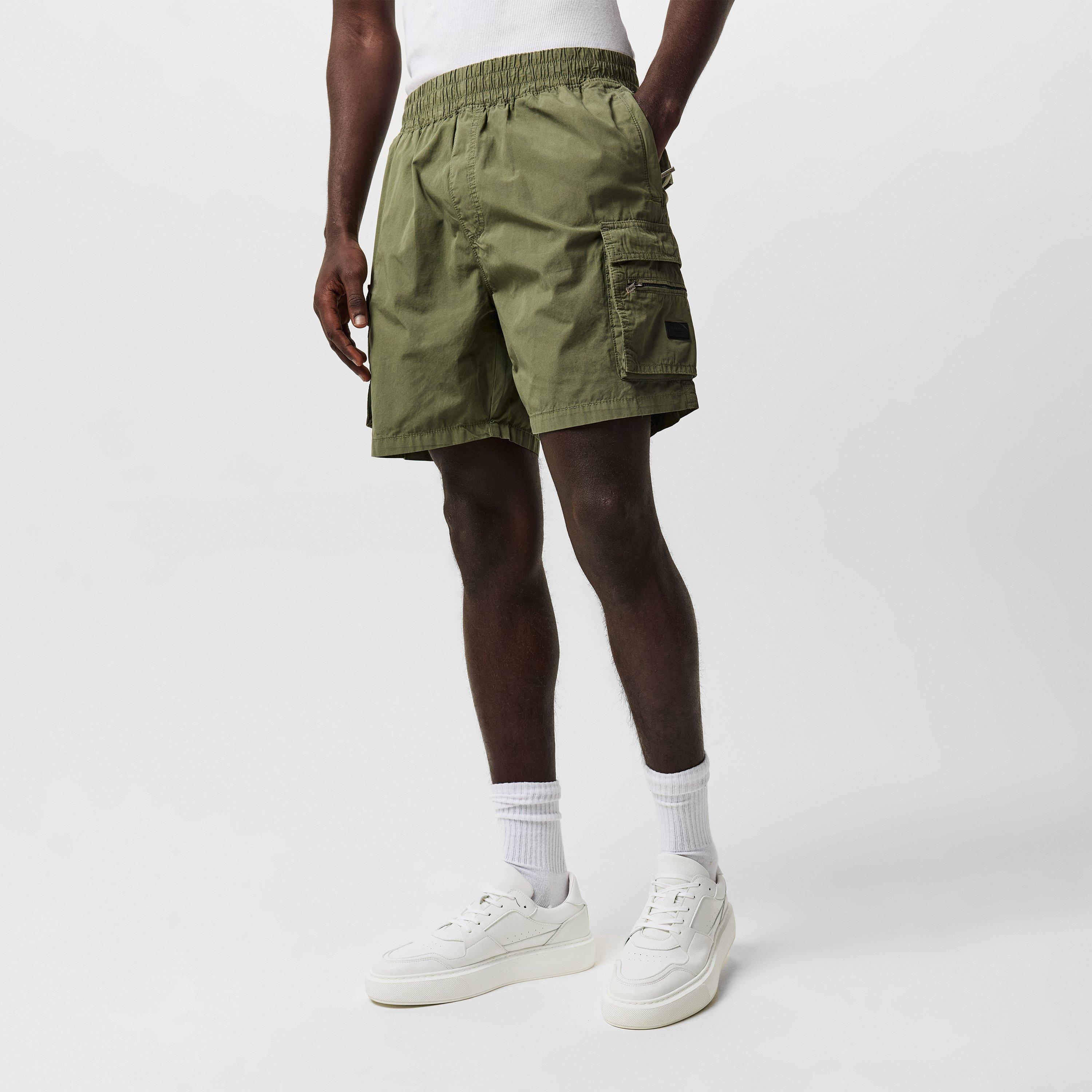Khaki - Firetrap - Cargo Shorts Mens - 3