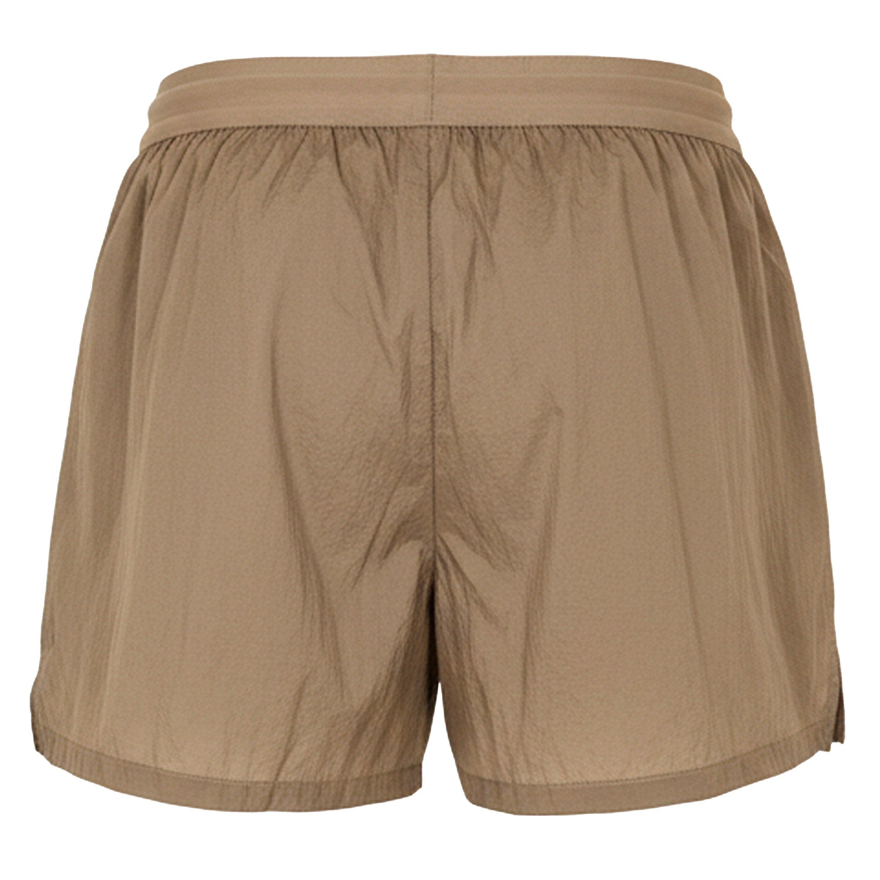 Brown - The Couture Club - Mens 2-1 Translucent Run Shorts - 2