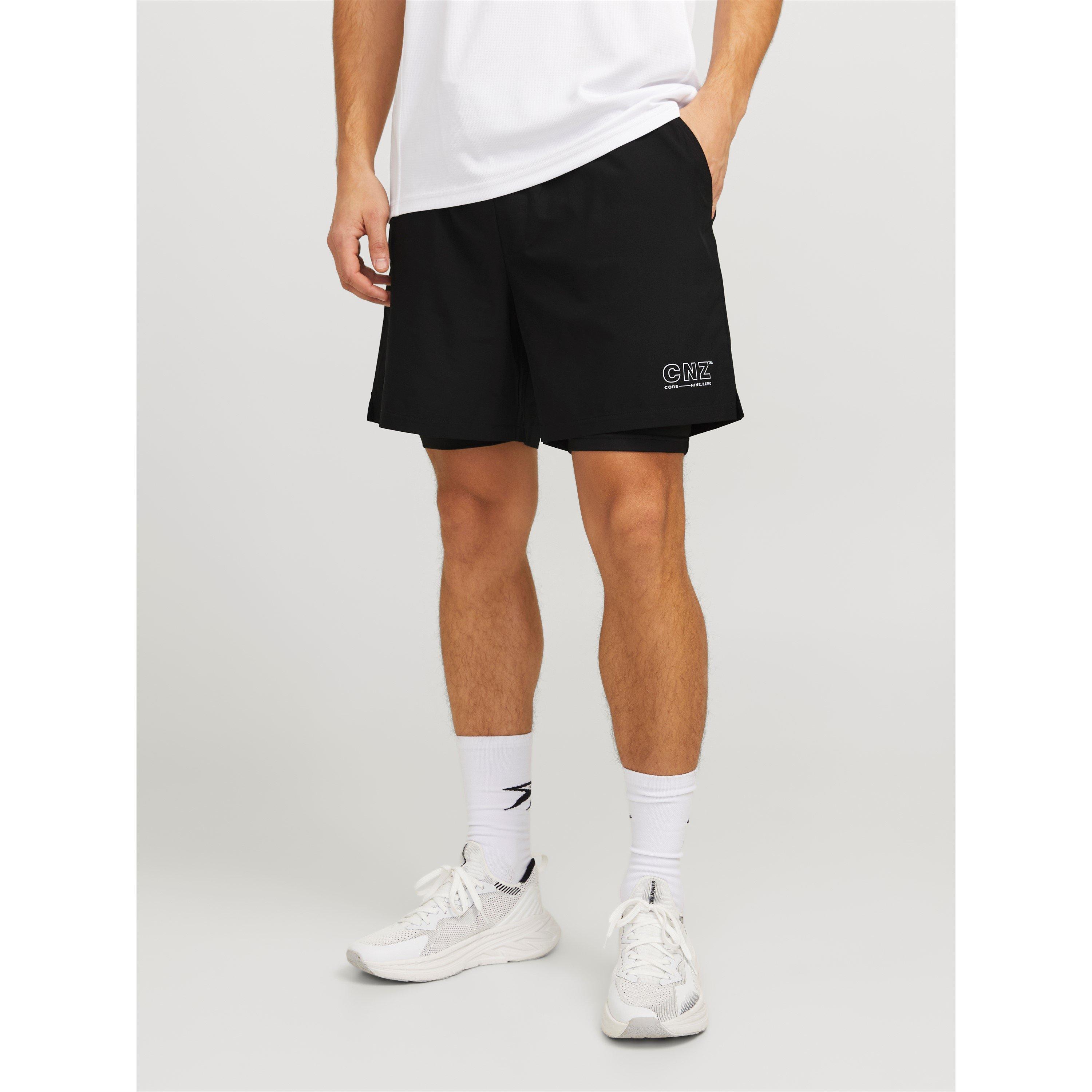 Black - Jack and Jones - Performance Gym Shorts - 6
