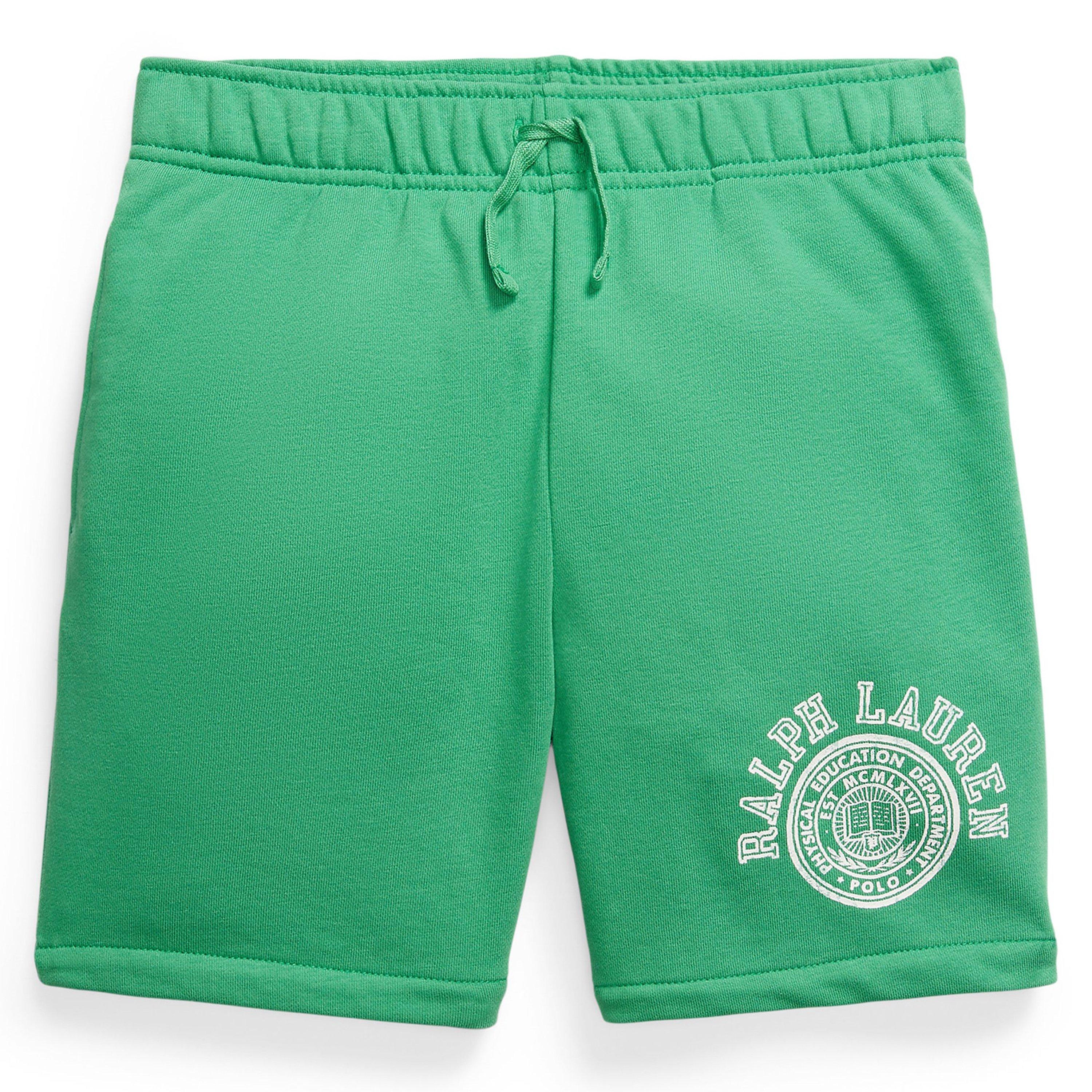 Raft Green - Polo Ralph Lauren - Kids' Logo Fleece Jogger Shorts - 1