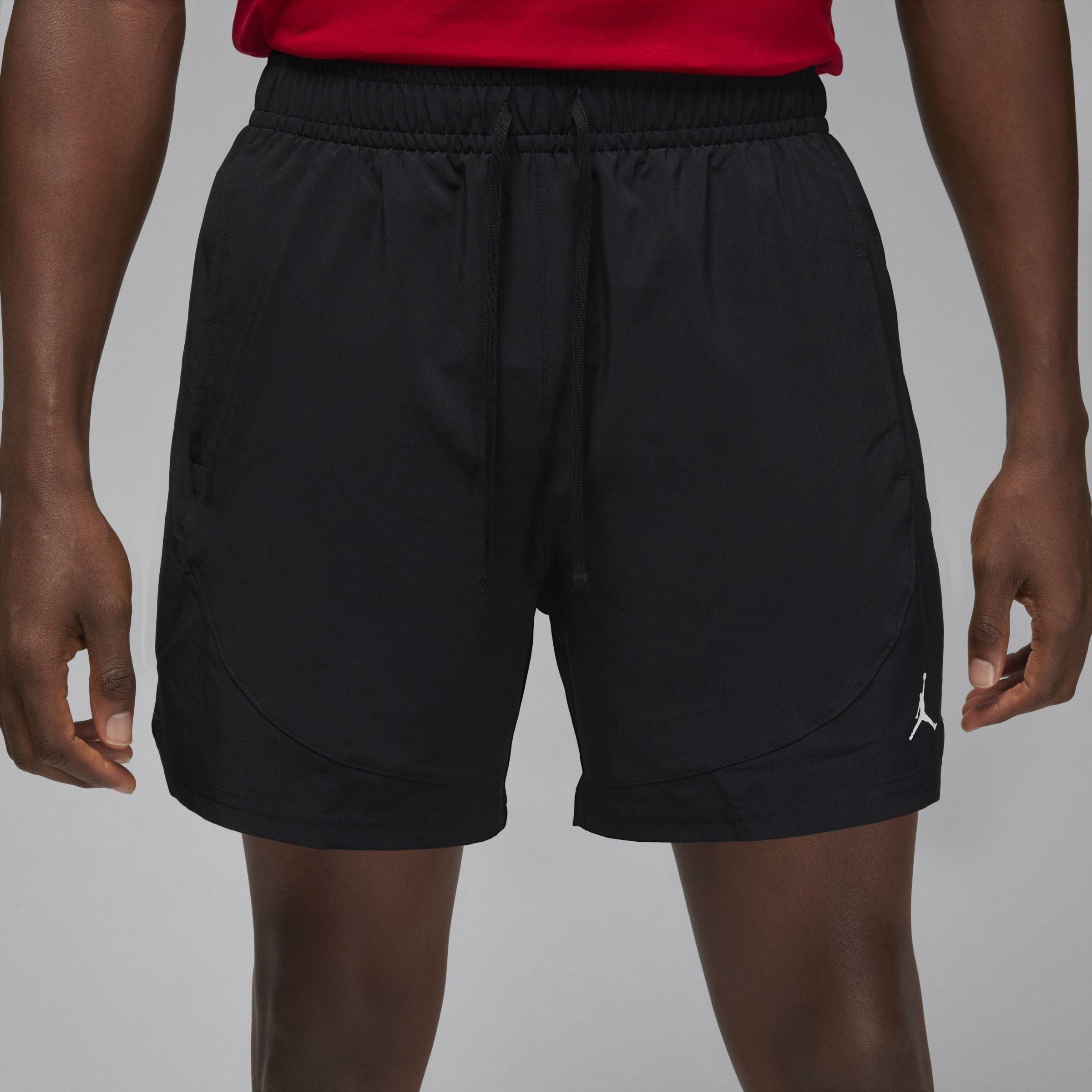 Black/White - Nike - Jordan Dri FIT Sport Mens Woven Basketball Shorts - 1