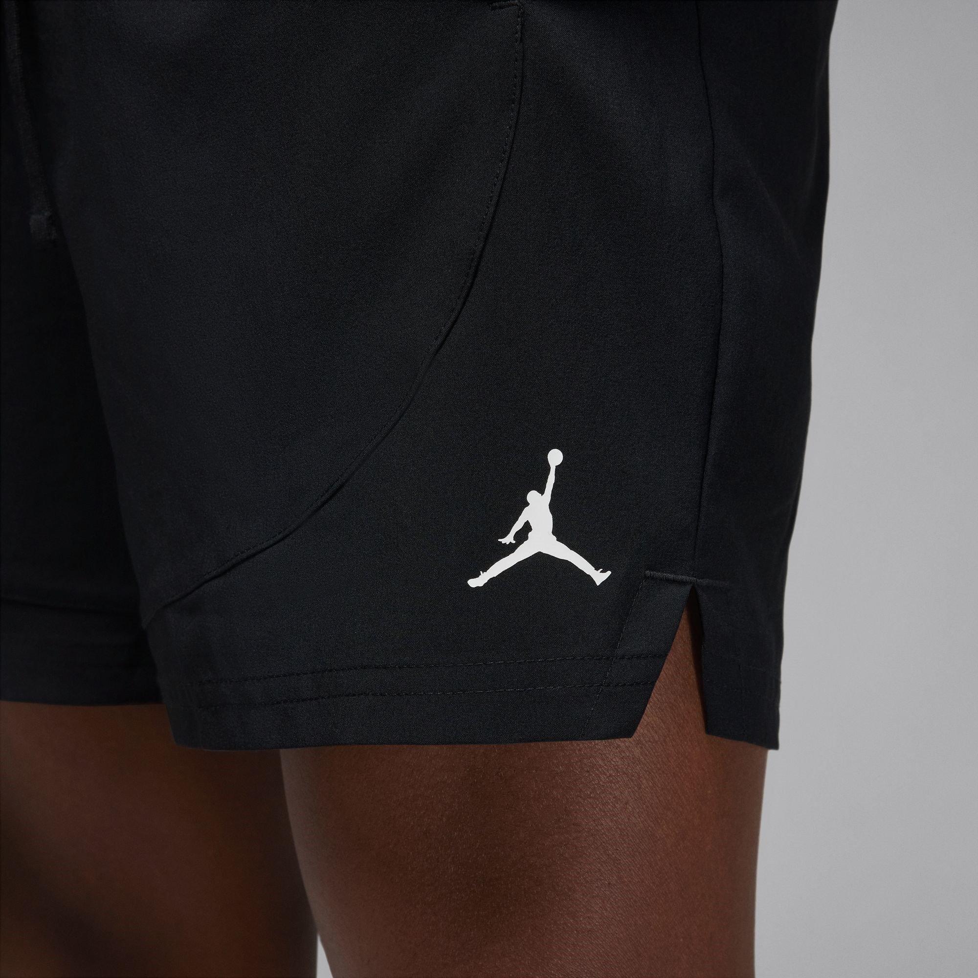 Black/White - Nike - Jordan Dri FIT Sport Mens Woven Basketball Shorts - 6