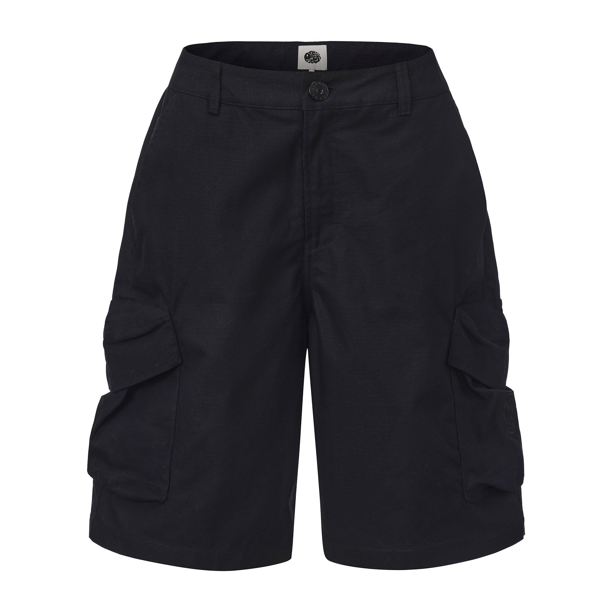 Pretty Green Men's Cargo Shorts - Black - 2X Large