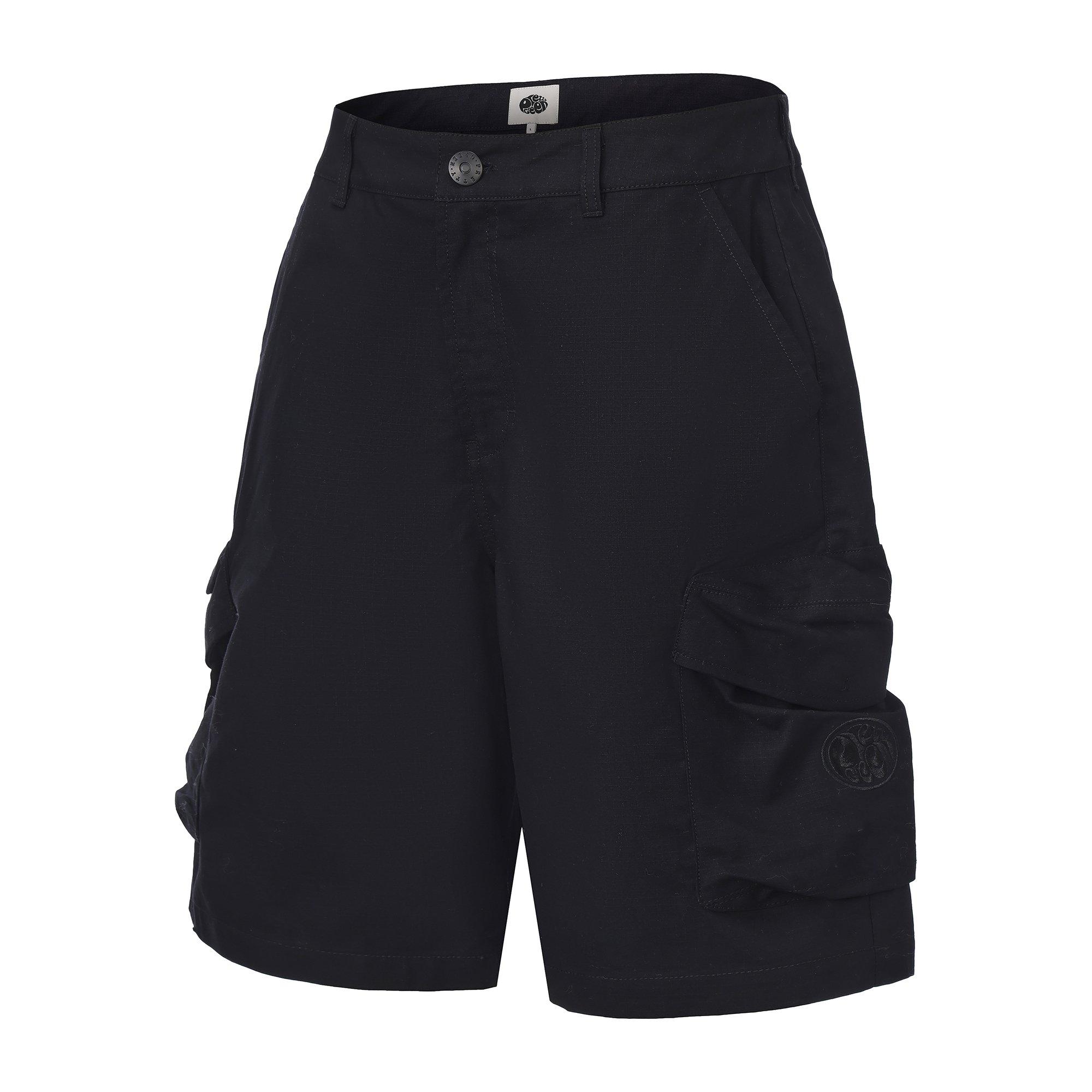 Black - Pretty Green - Cargo Shorts Mens - 2