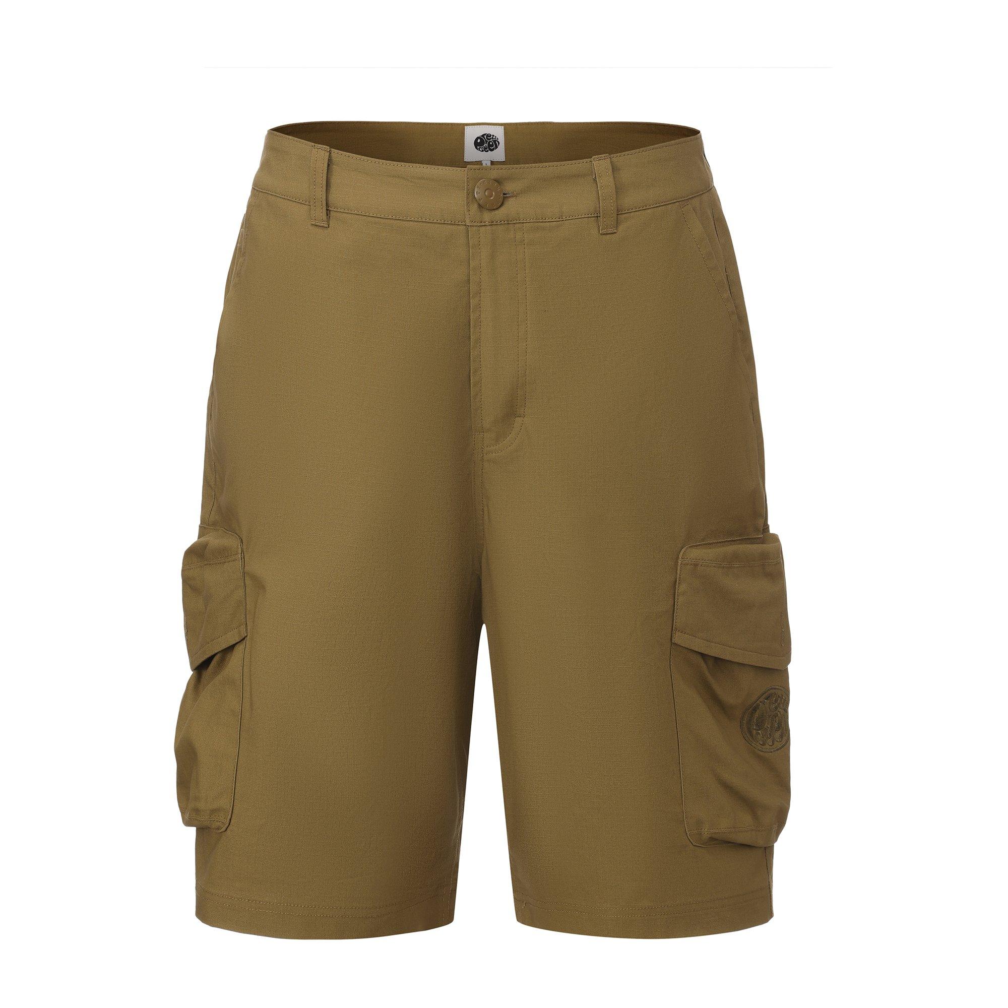 Pretty Green Men's Cargo Shorts - Khaki - 2X Large
