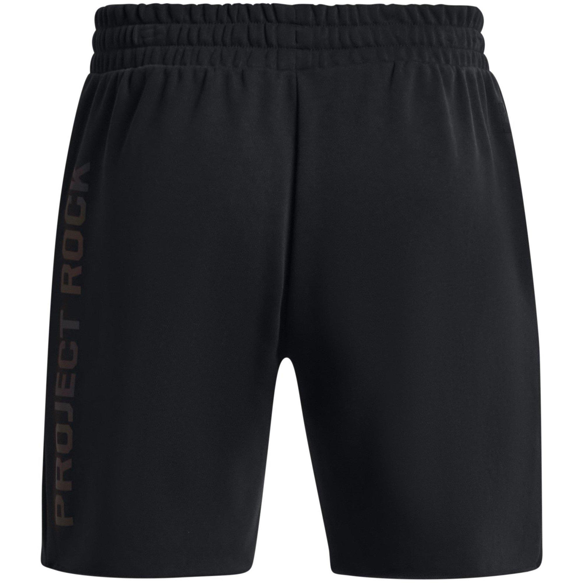 Black - Under Armour - Terry Performance Gym Shorts - 2