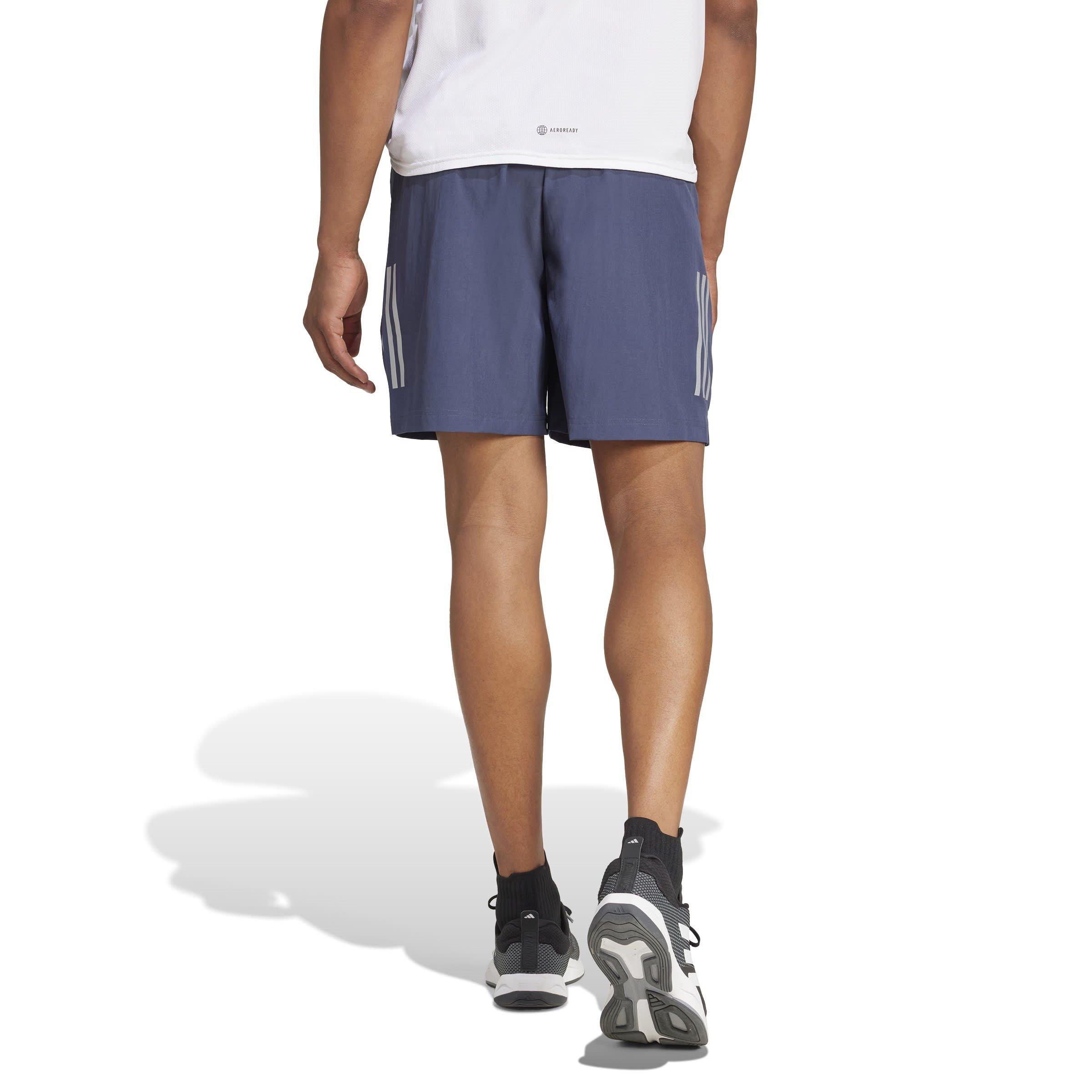 Schatten Marine - adidas - Gym+ Training 3-Stripes Woven Shorts - 4
