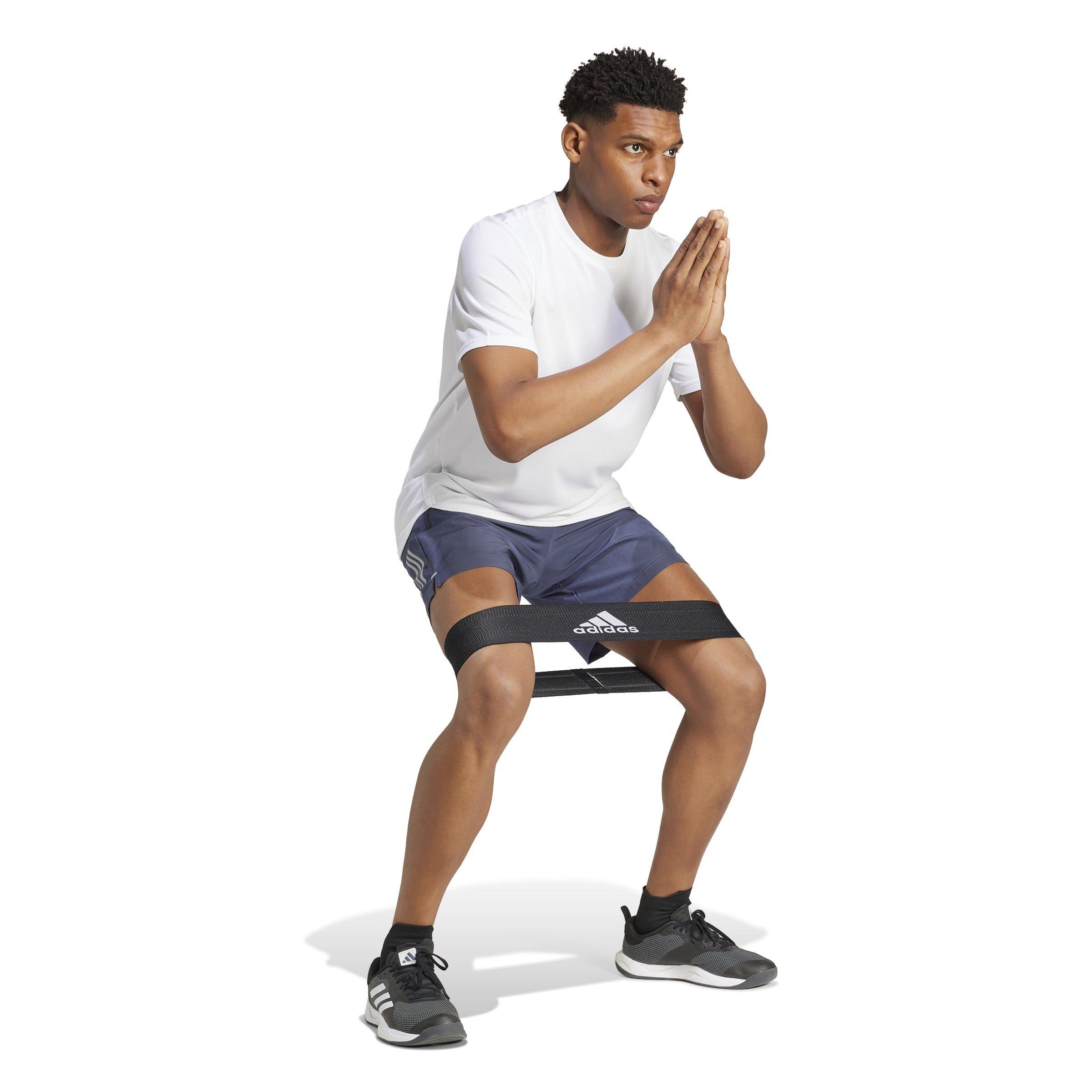 Schatten Marine - adidas - Gym+ Training 3-Stripes Woven Shorts - 7