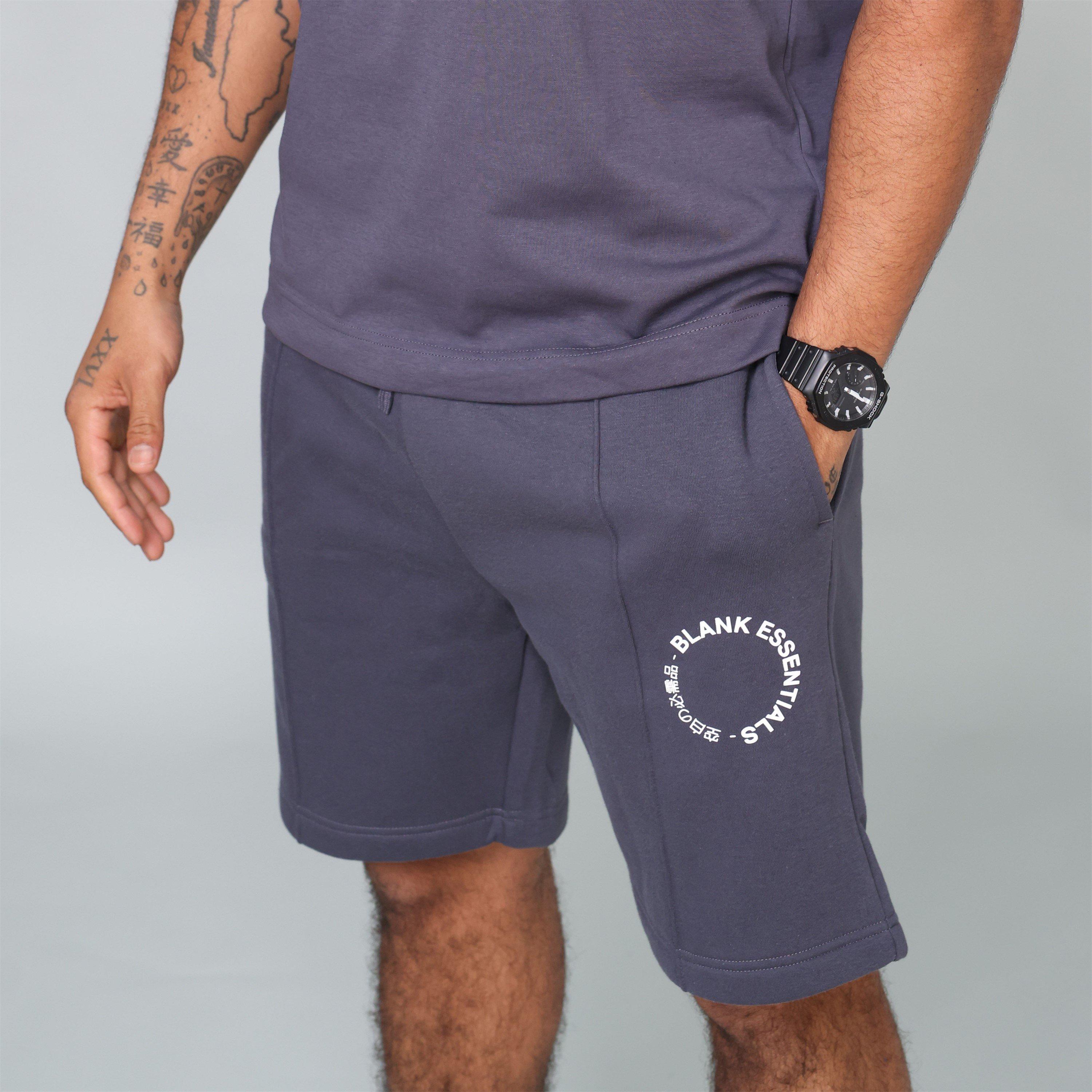 Thunder - Blank Essentials - Men's Circle Fleece Jogger Shorts - 3