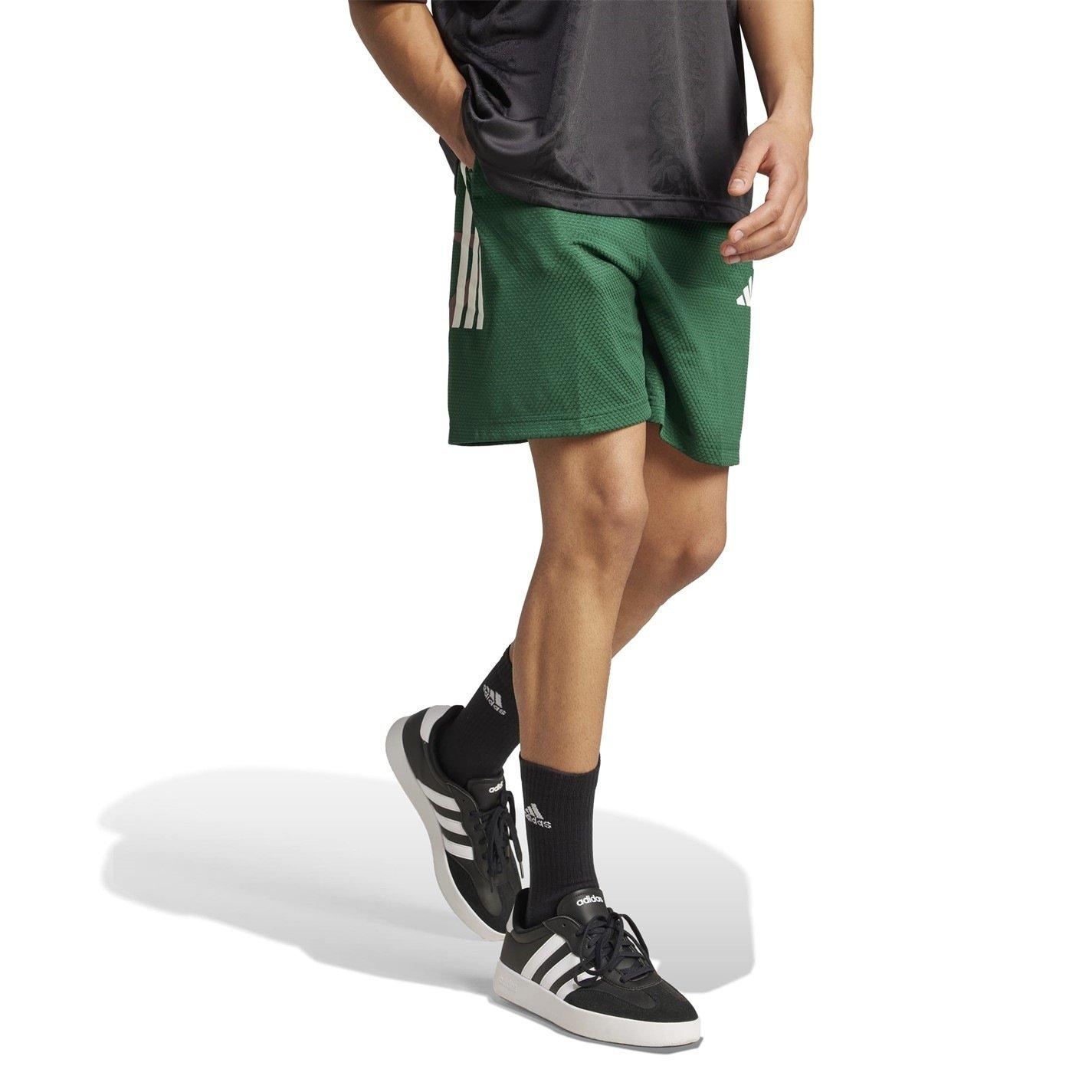 Grn/Burg/Wte - adidas - House of Tiro Nations Shorts Adults - 3