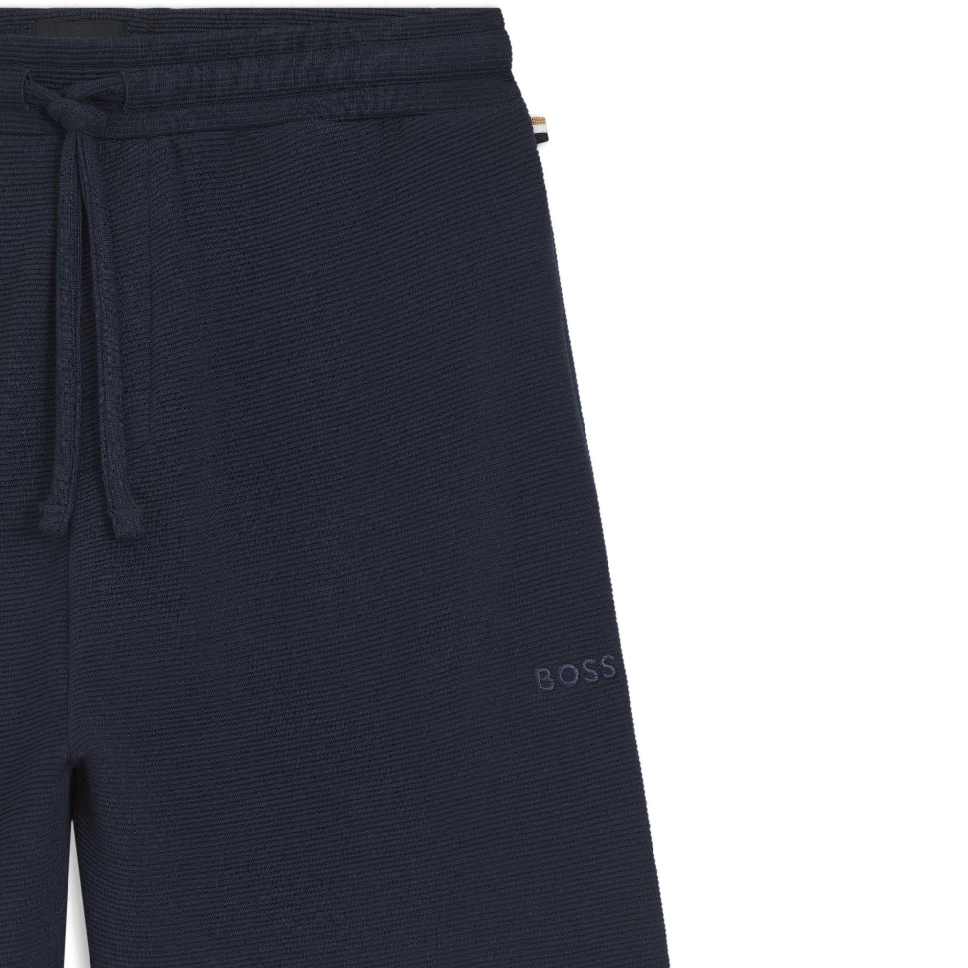 Dark Blue - Hugo - Hugo Rib Shorts 10265768 01 - 5