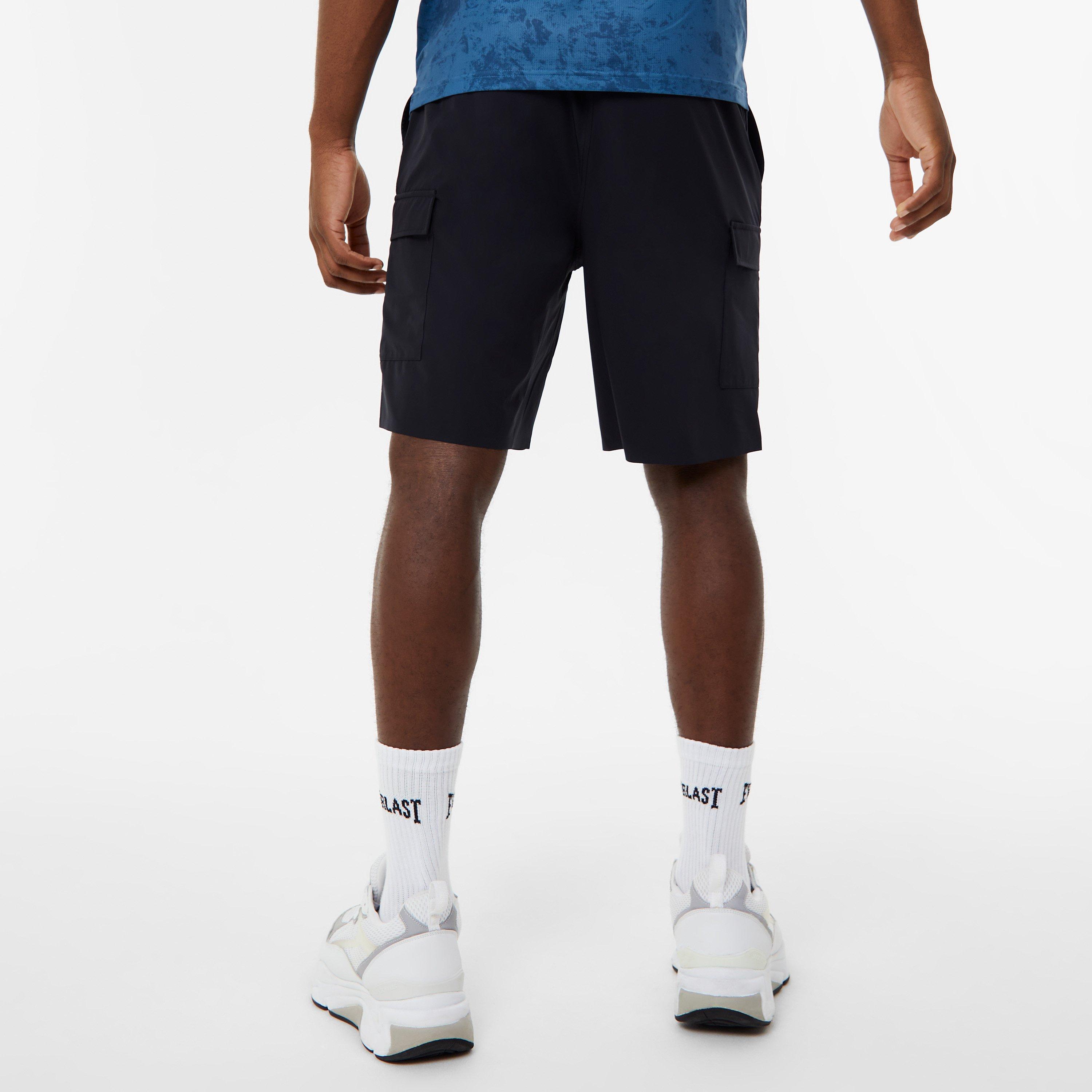 Black - Everlast - Everlast Longer Length Cargo Short Mens - 2
