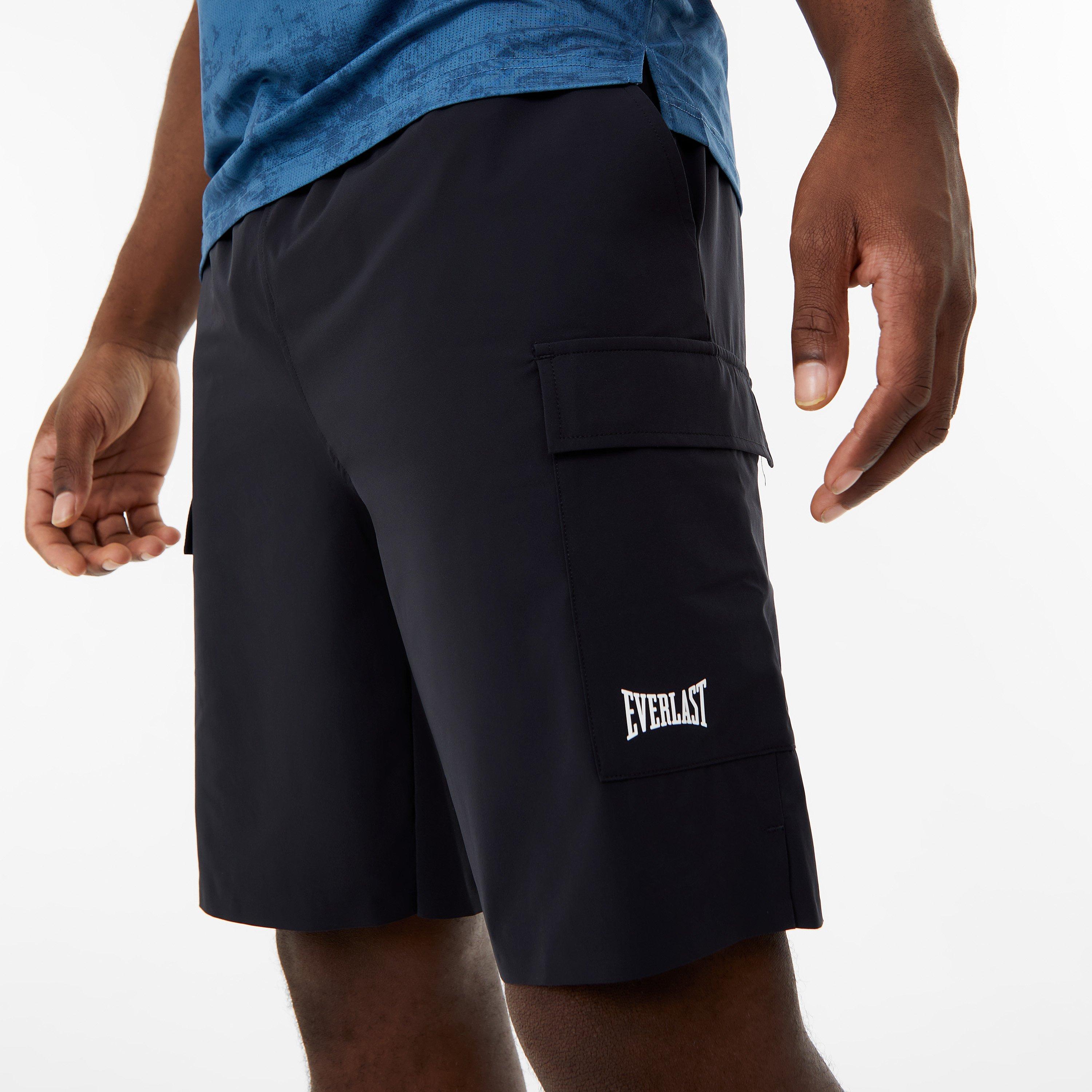 Black - Everlast - Everlast Longer Length Cargo Short Mens - 3