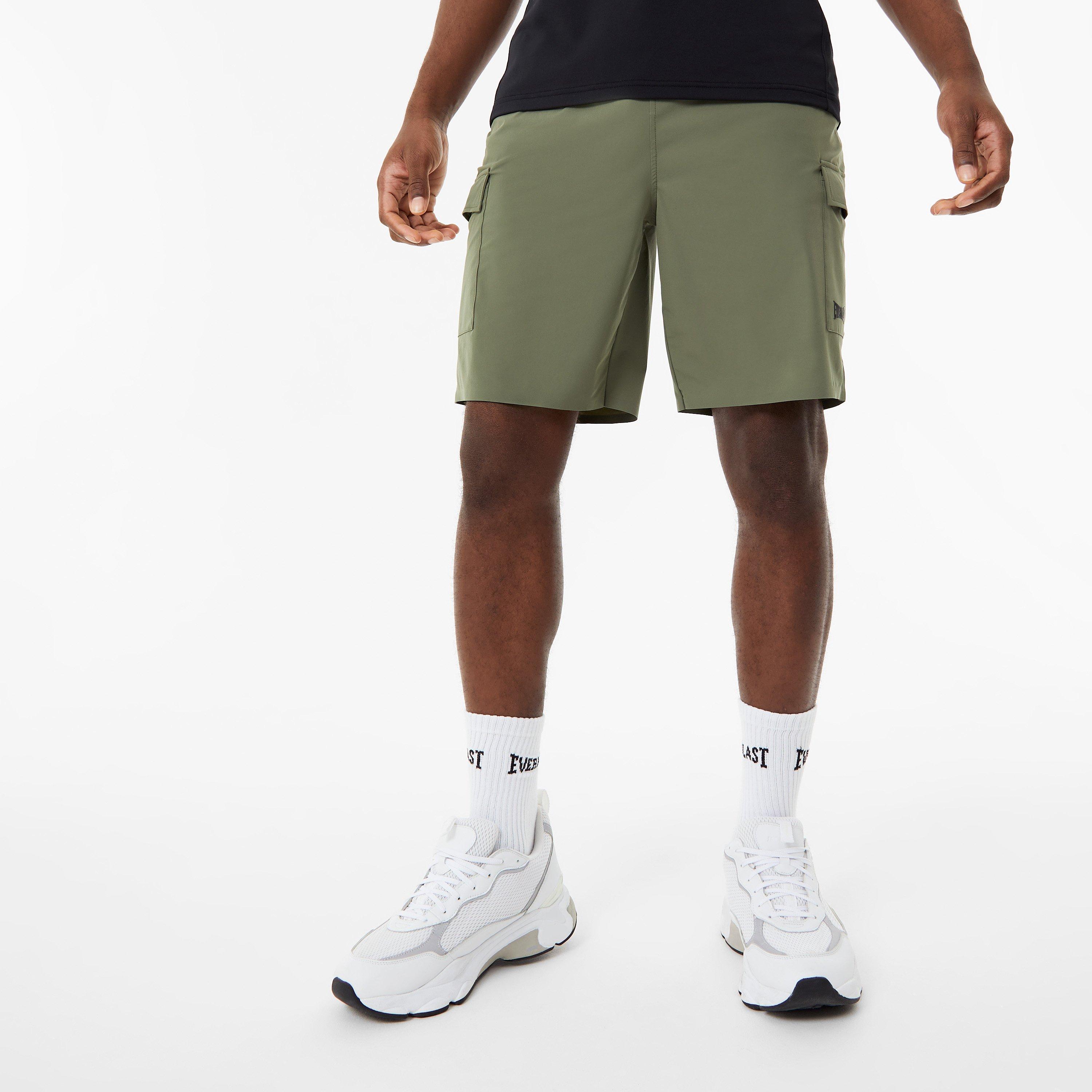Khaki - Everlast - Longer Length Cargo Short Mens - 1