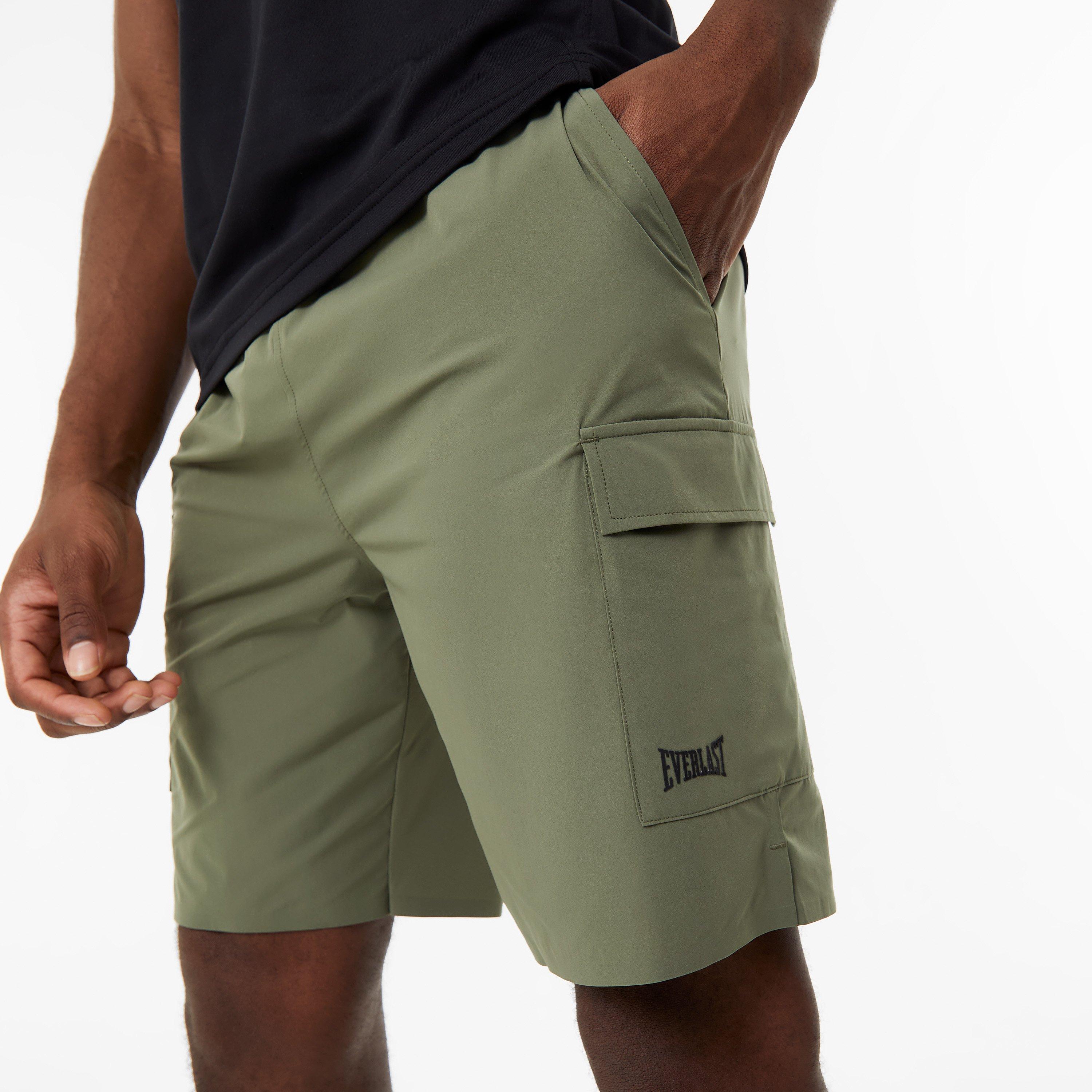 Khaki - Everlast - Longer Length Cargo Short Mens - 3
