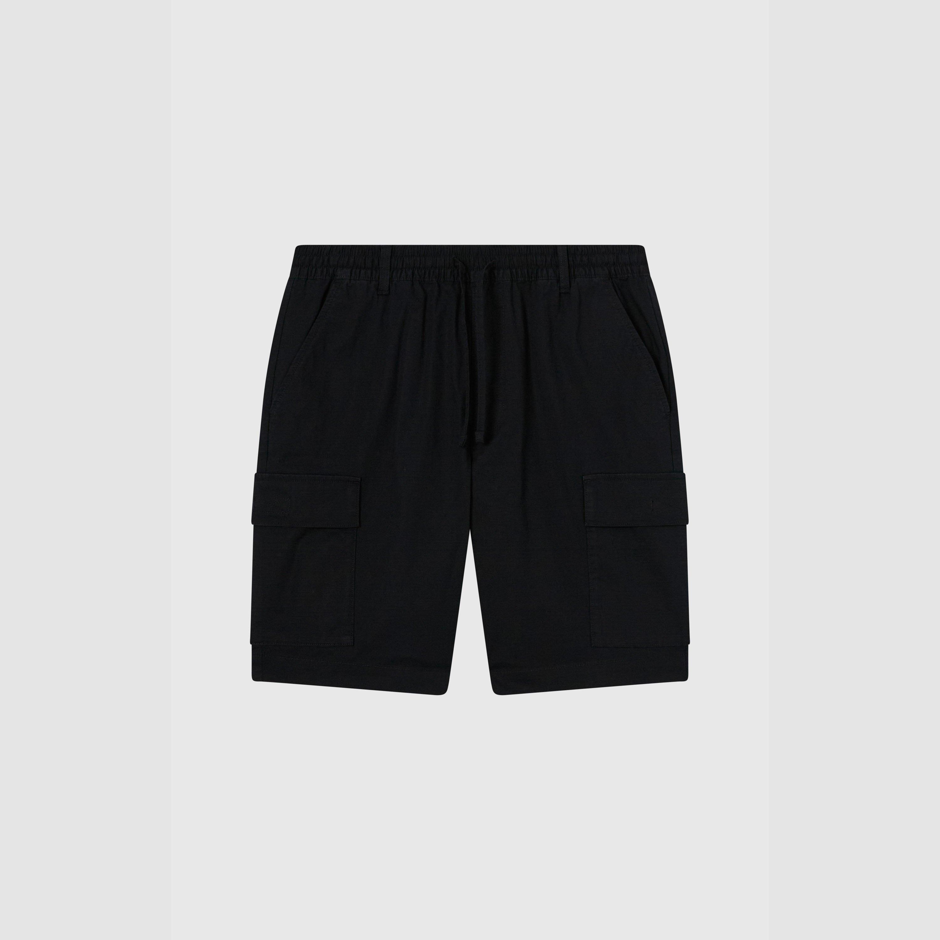 Black - Champion - Men's Cargo Shorts - 1