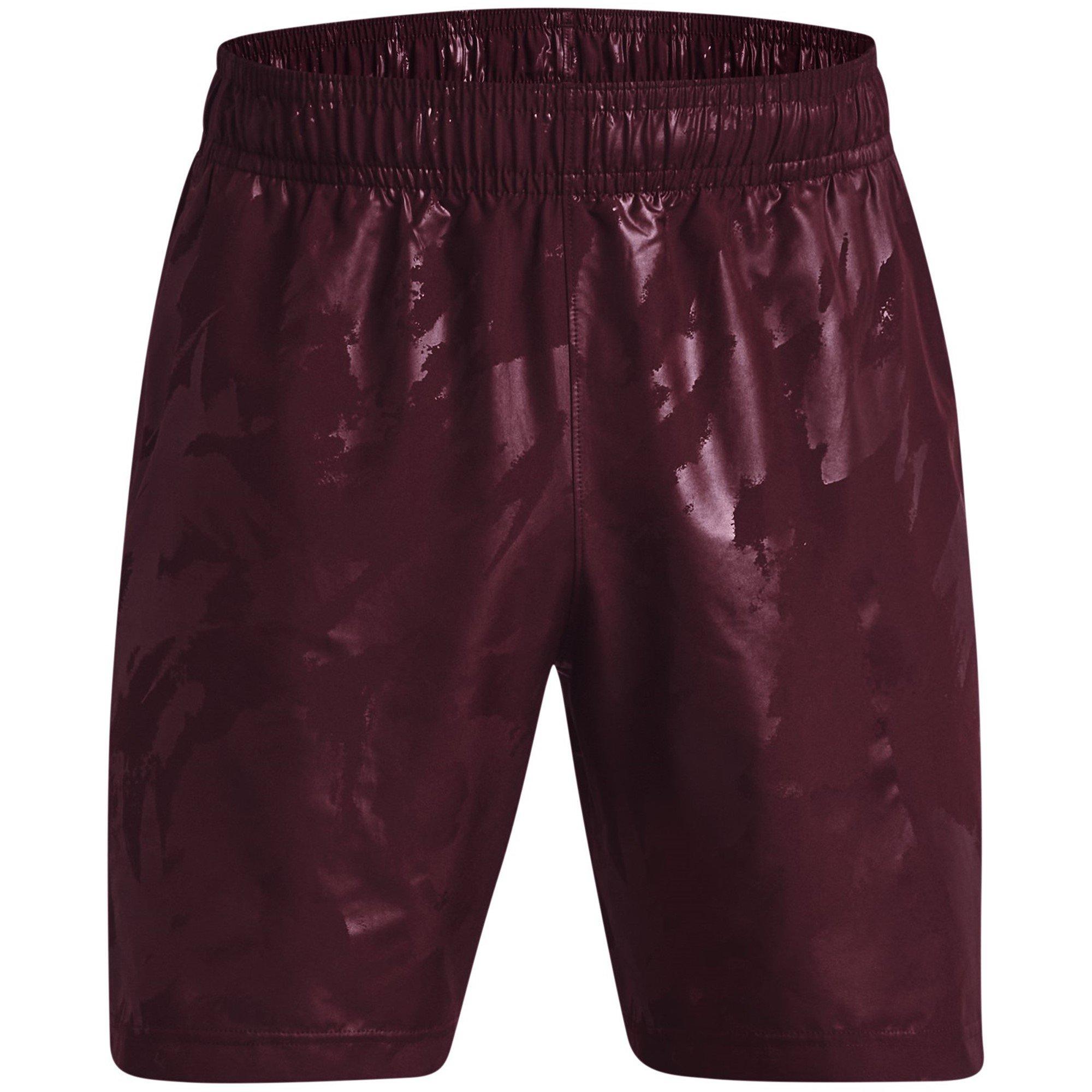 Kastanienbraun - Under Armour - Men's Emboss Performance Gym Shorts - 1