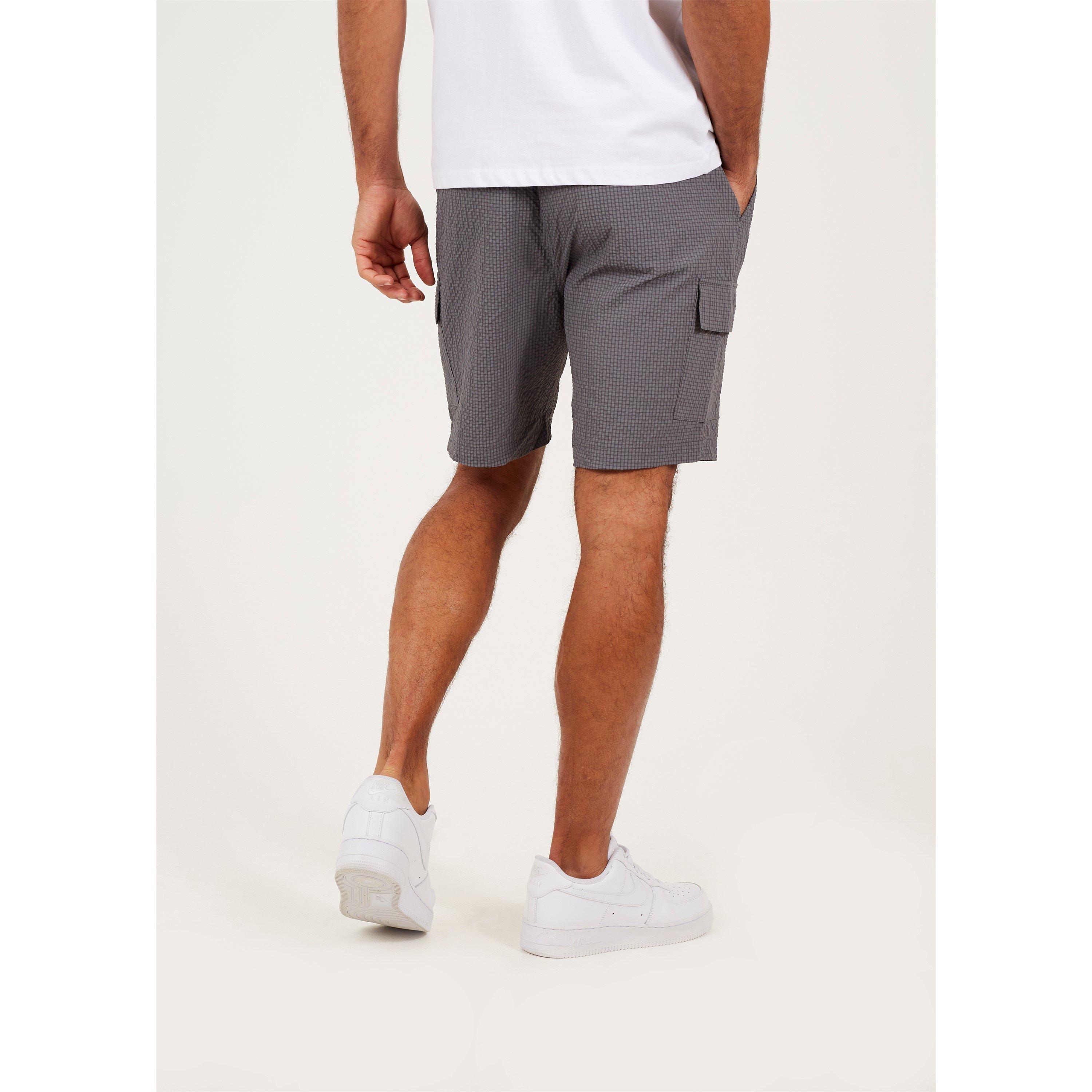 Grey - Brave Soul - Cargo Shorts - 3