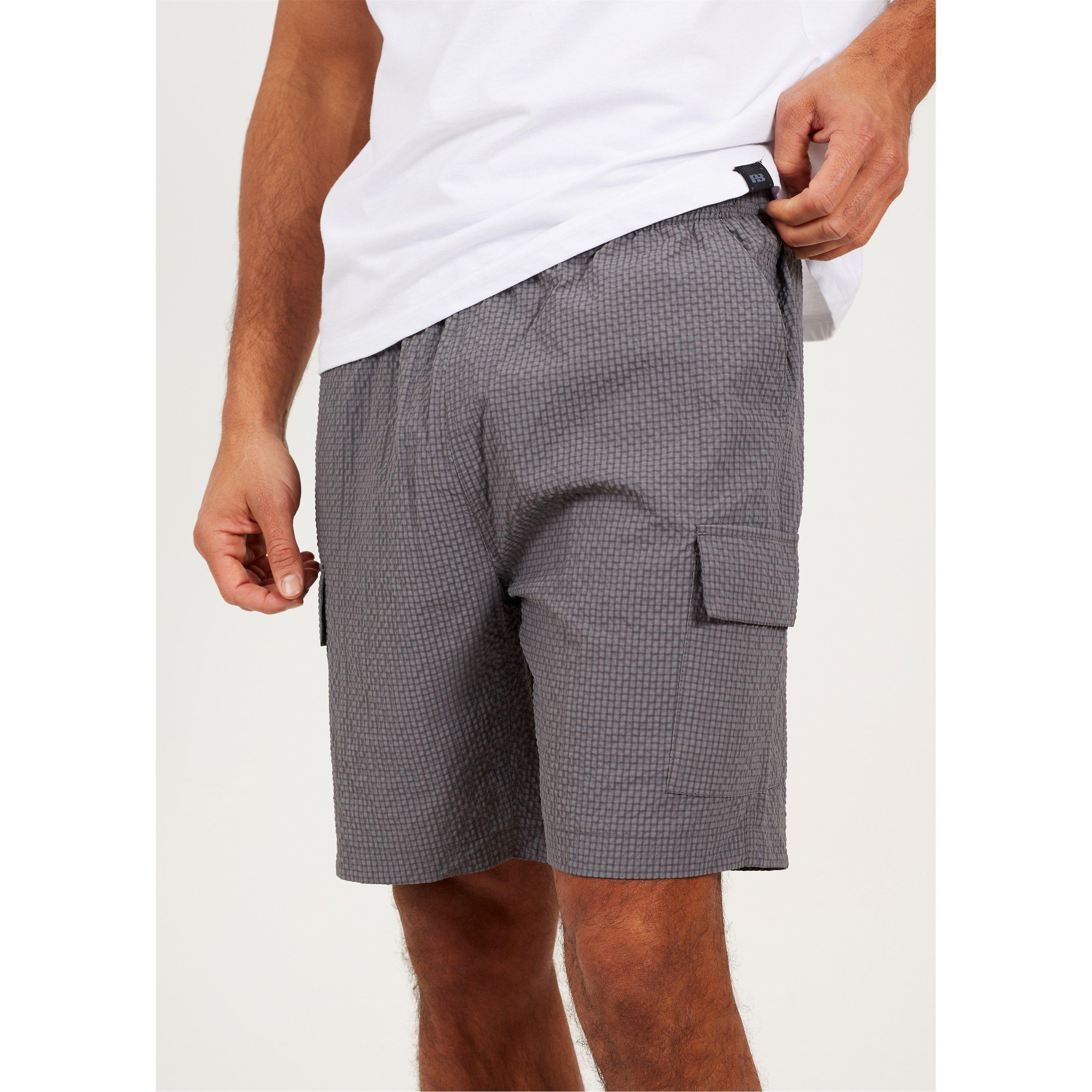 Grey - Brave Soul - Cargo Shorts - 4