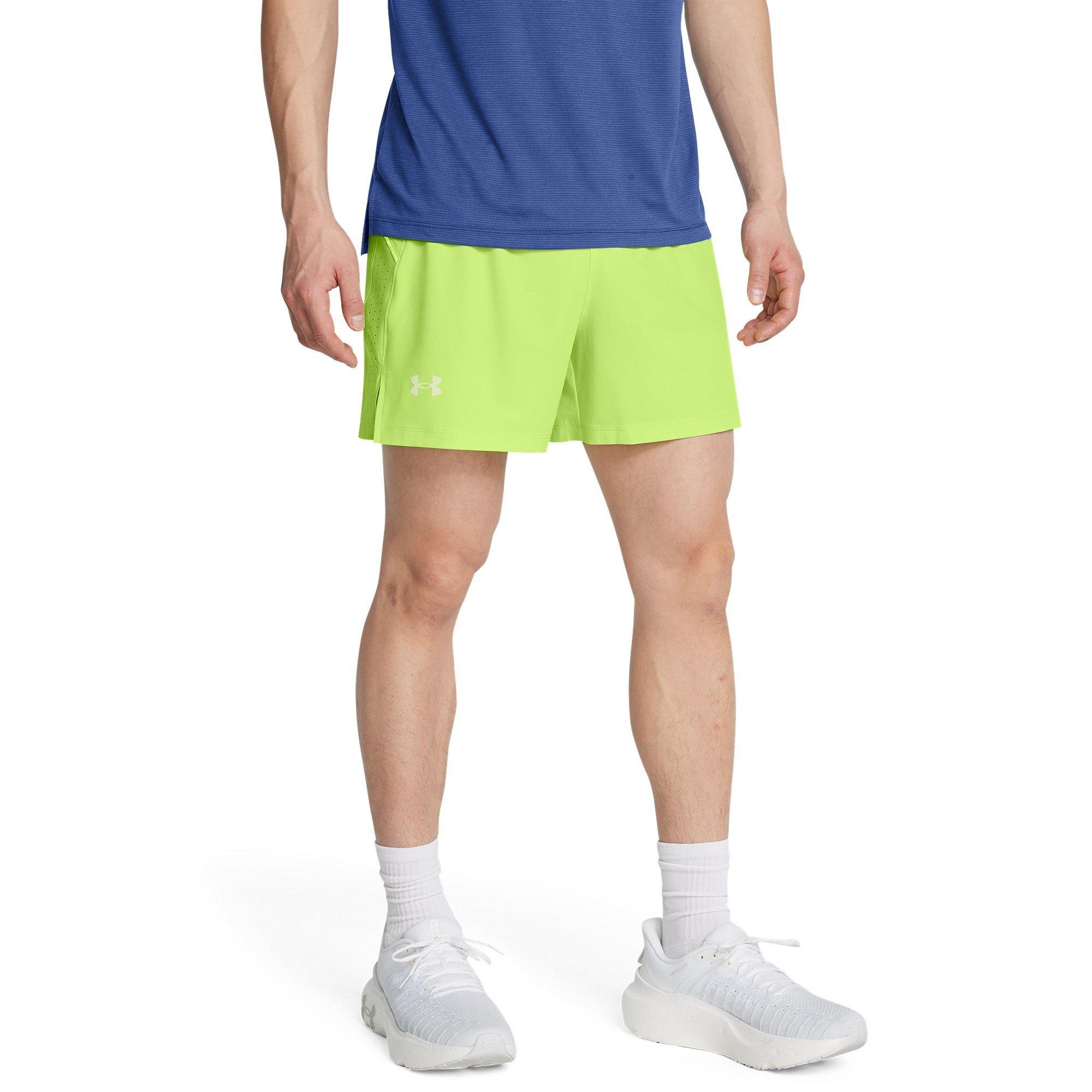 Green - Under Armour - Launch Performance Gym Shorts - 3