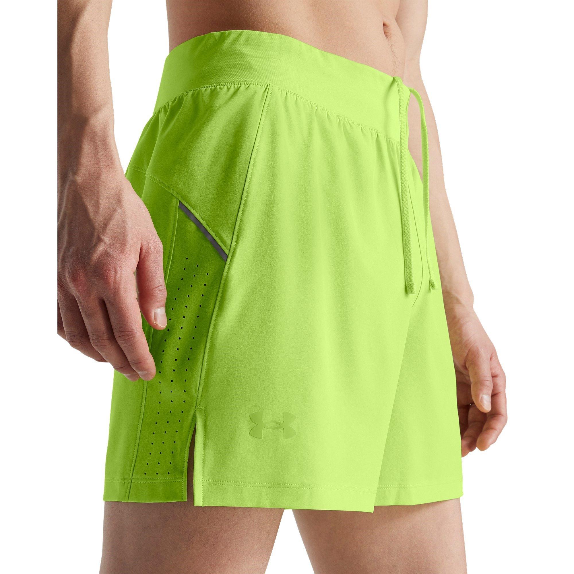 Green - Under Armour - Launch Performance Gym Shorts - 5