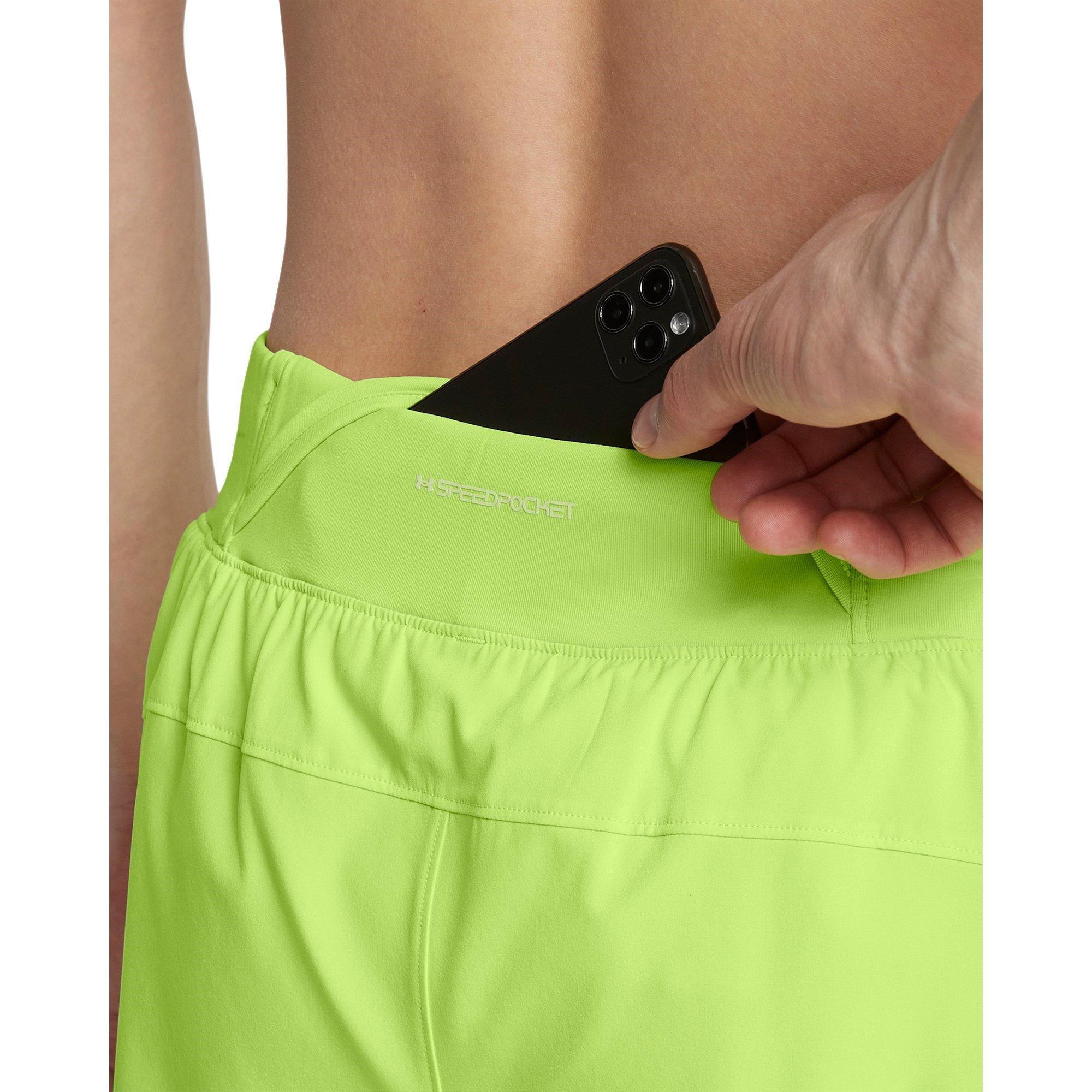 Green - Under Armour - Launch Performance Gym Shorts - 6