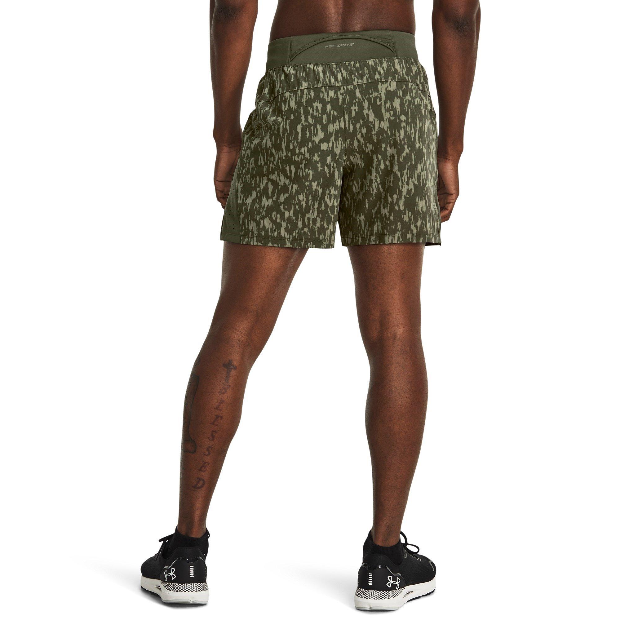 Green - Under Armour - Launch Elite 5 Shorts Mens - 3