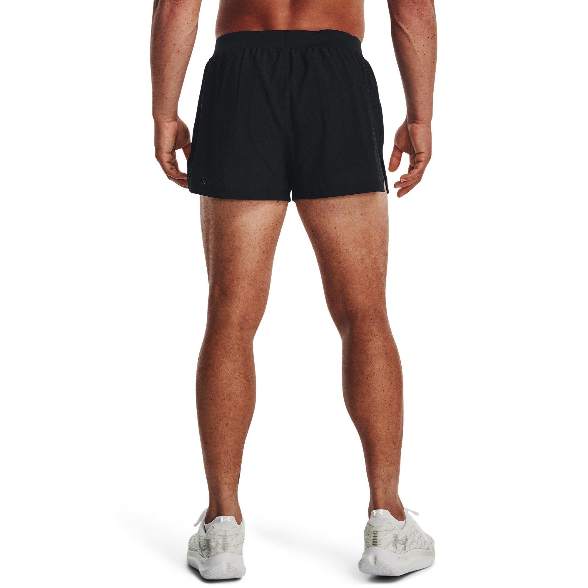 Black - Under Armour - Launch Split Performance Gym Shorts - 3