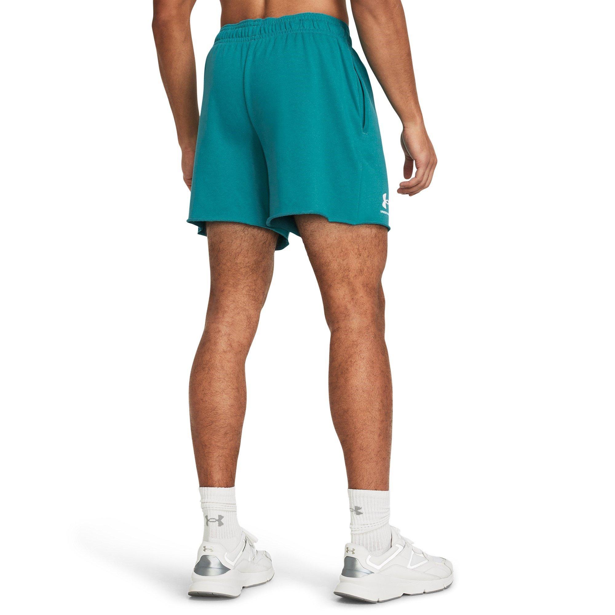 Blauw - Under Armour - Rival Terry 6 inch Shorts Mens - 3