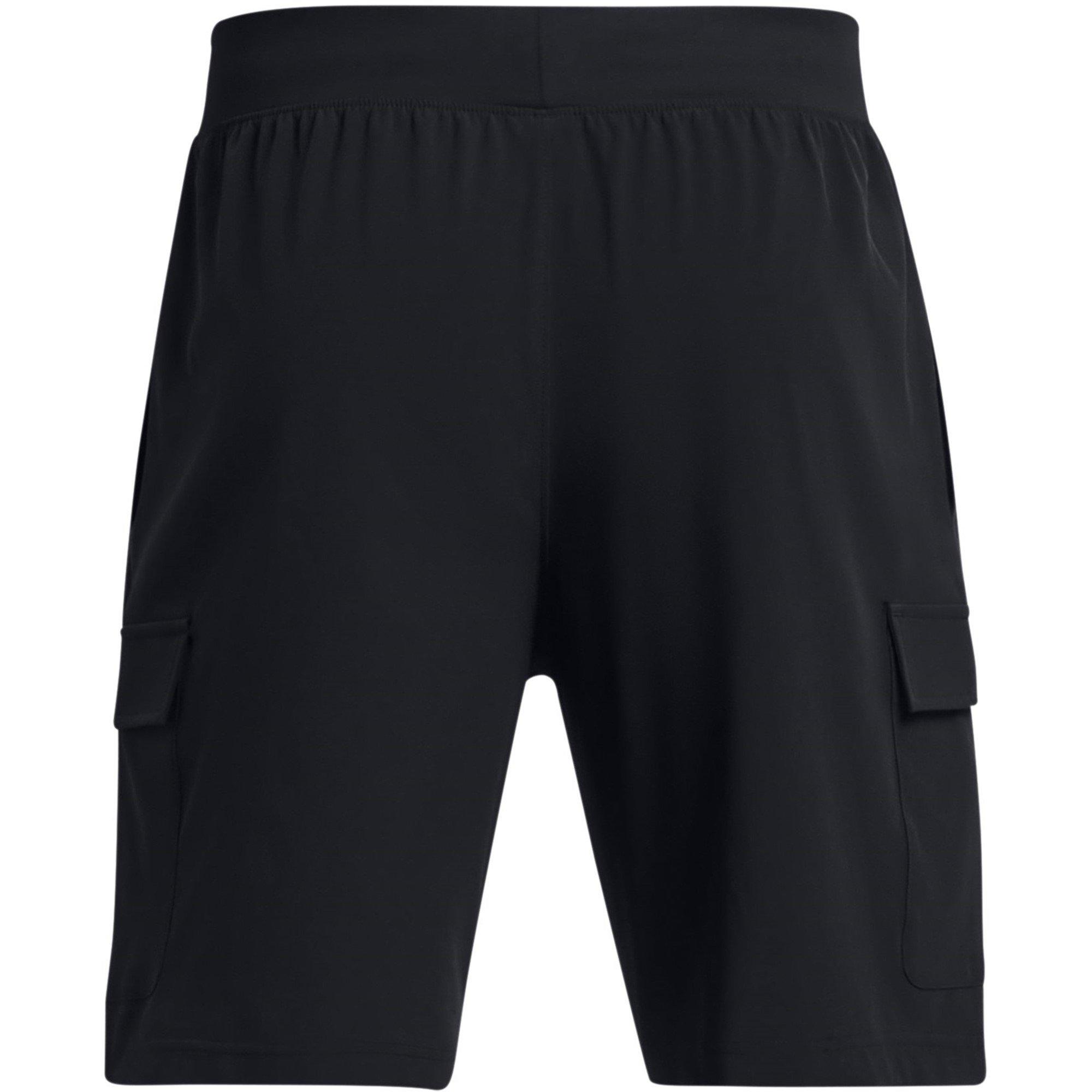Black - Under Armour - Stretch Woven Cargo Performance Gym Shorts - 6