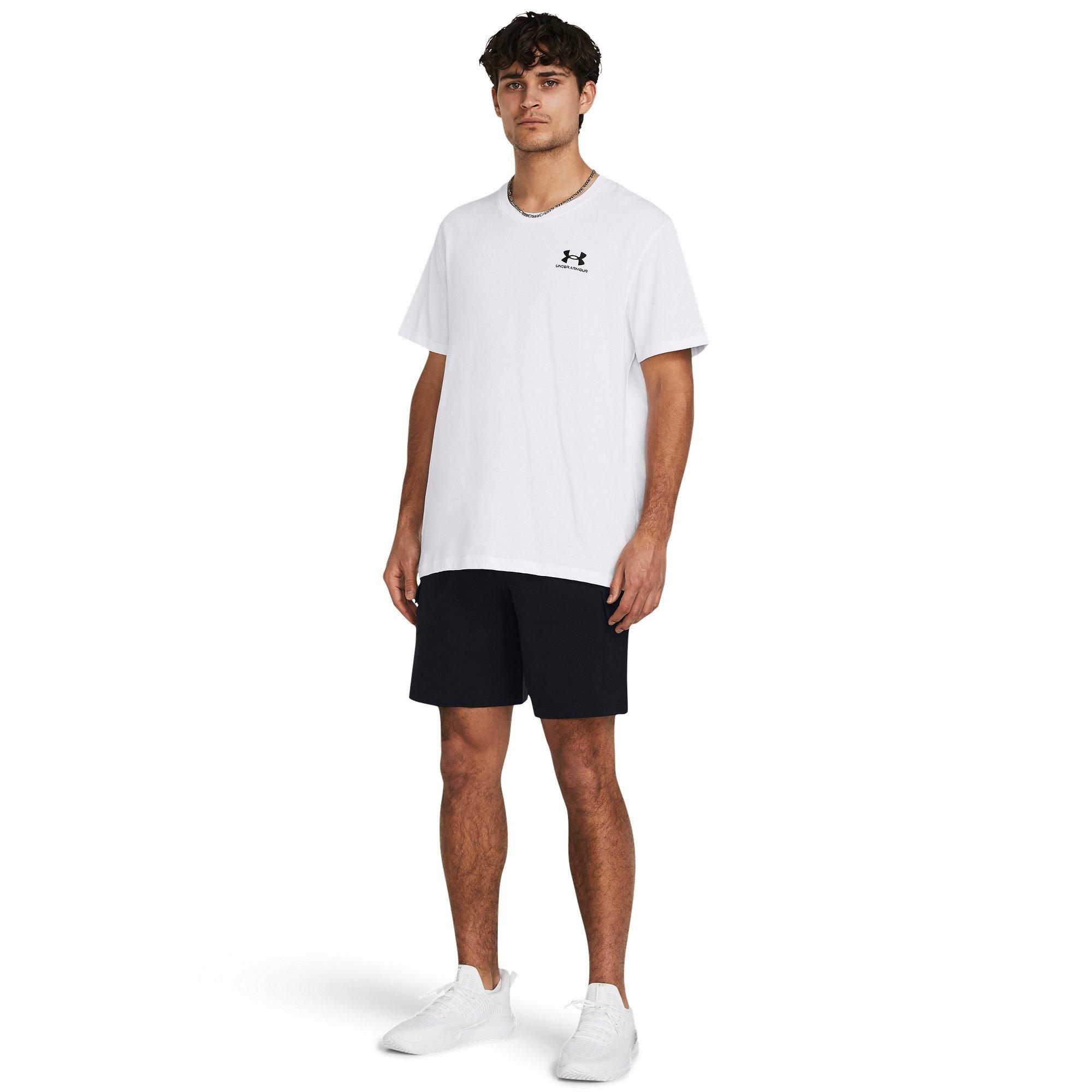 Black - Under Armour - Stretch Woven Cargo Performance Gym Shorts - 4
